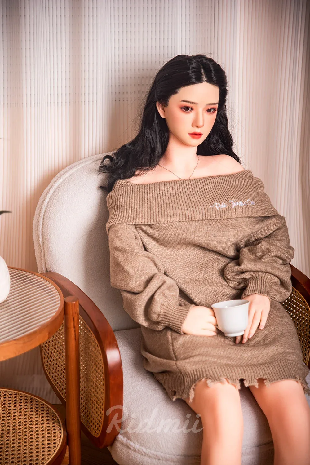 163cm (5ft3") Asian Hybrid Sex Doll Silicone Head & TPE Body - Muncey - APP Controlled - In Stock | US Only view 2