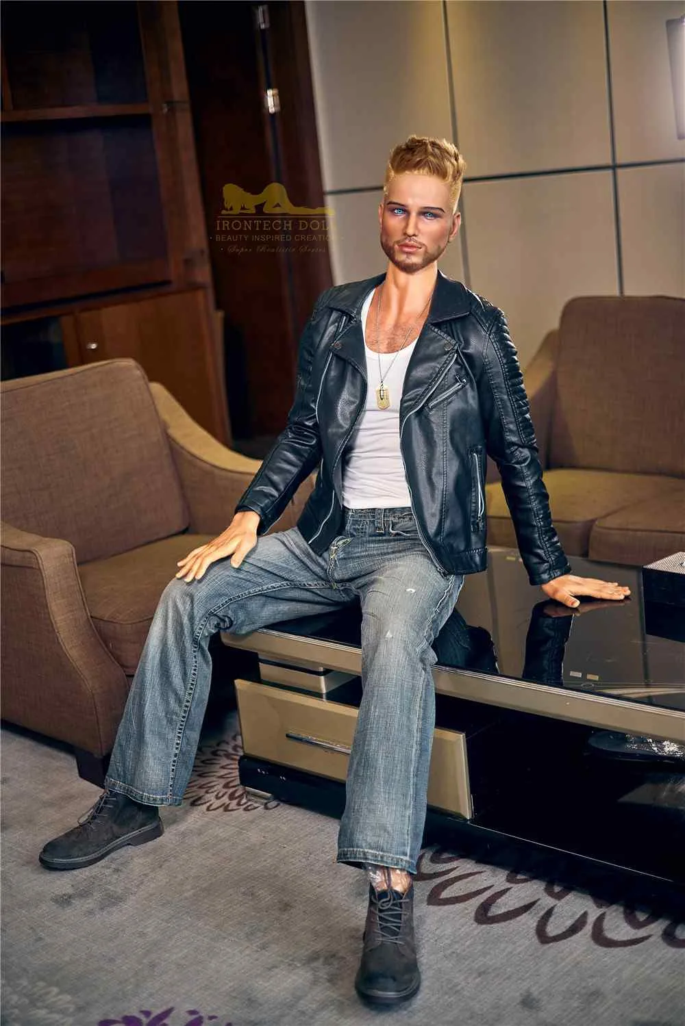176cm (5ft7") American Golden Dream Silicone Male Sex Doll - Kevin view 1
