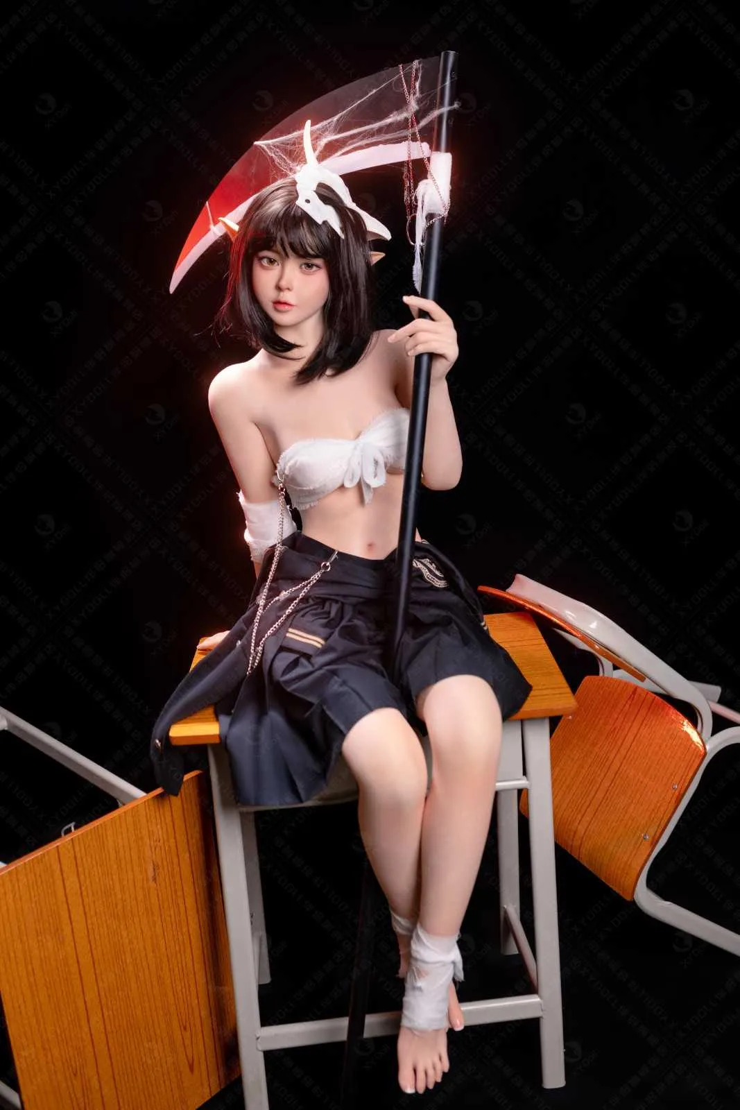 148cm (4ft8") Sexy Fantasy Silicone Sex Love Doll - C-Cup - Tracy view 4