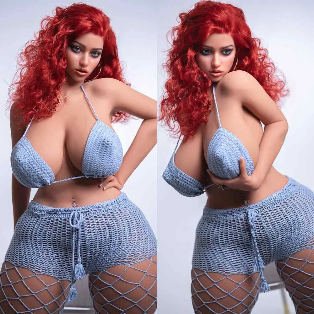 163cm (5ft4") Thick Ass Read Hair Sex Doll with Movable Jaw - In Stock | US Only view 4
