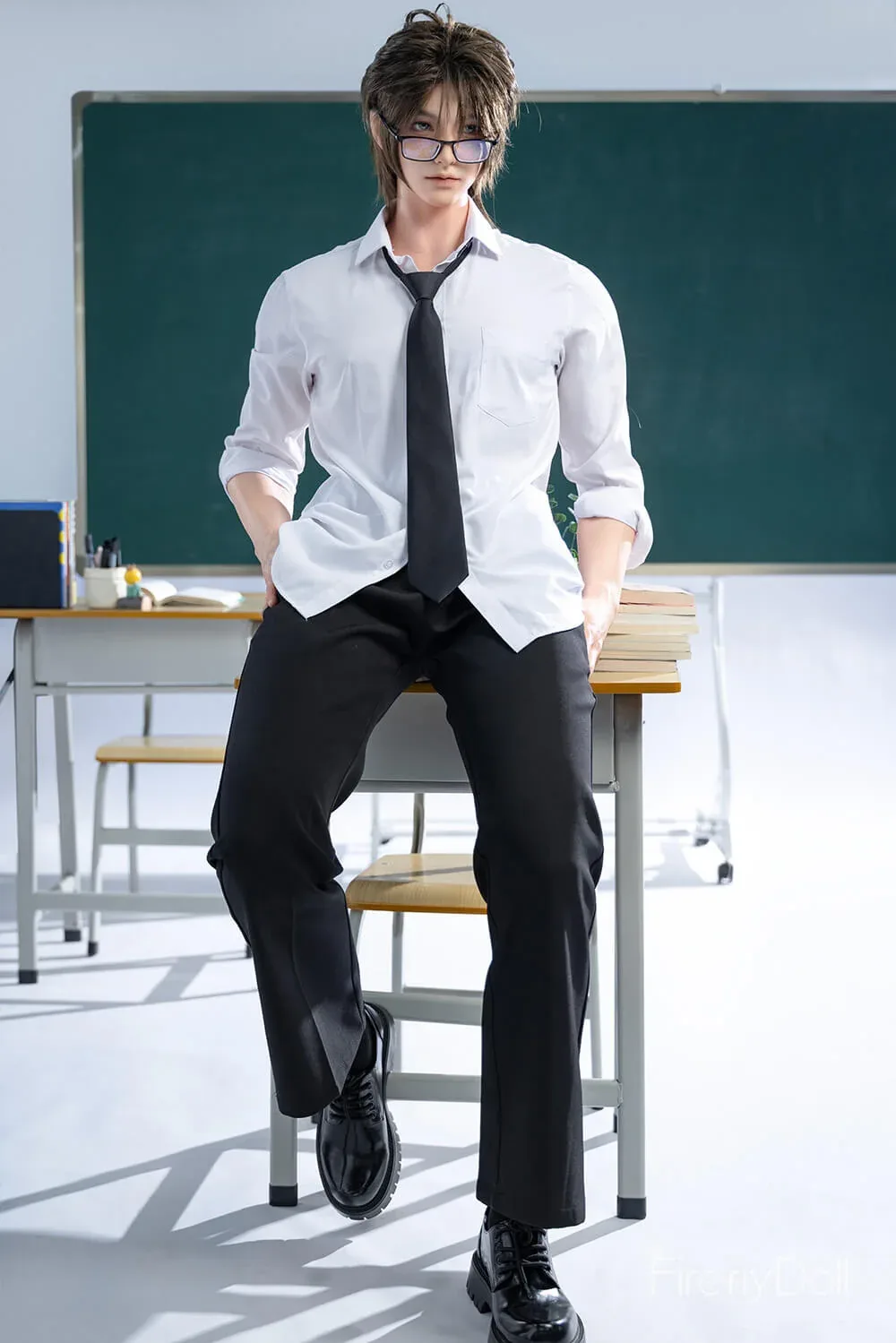 175cm (5ft7") Brunette Boy Silicone Sex Male Doll - Jiang Ling view 4