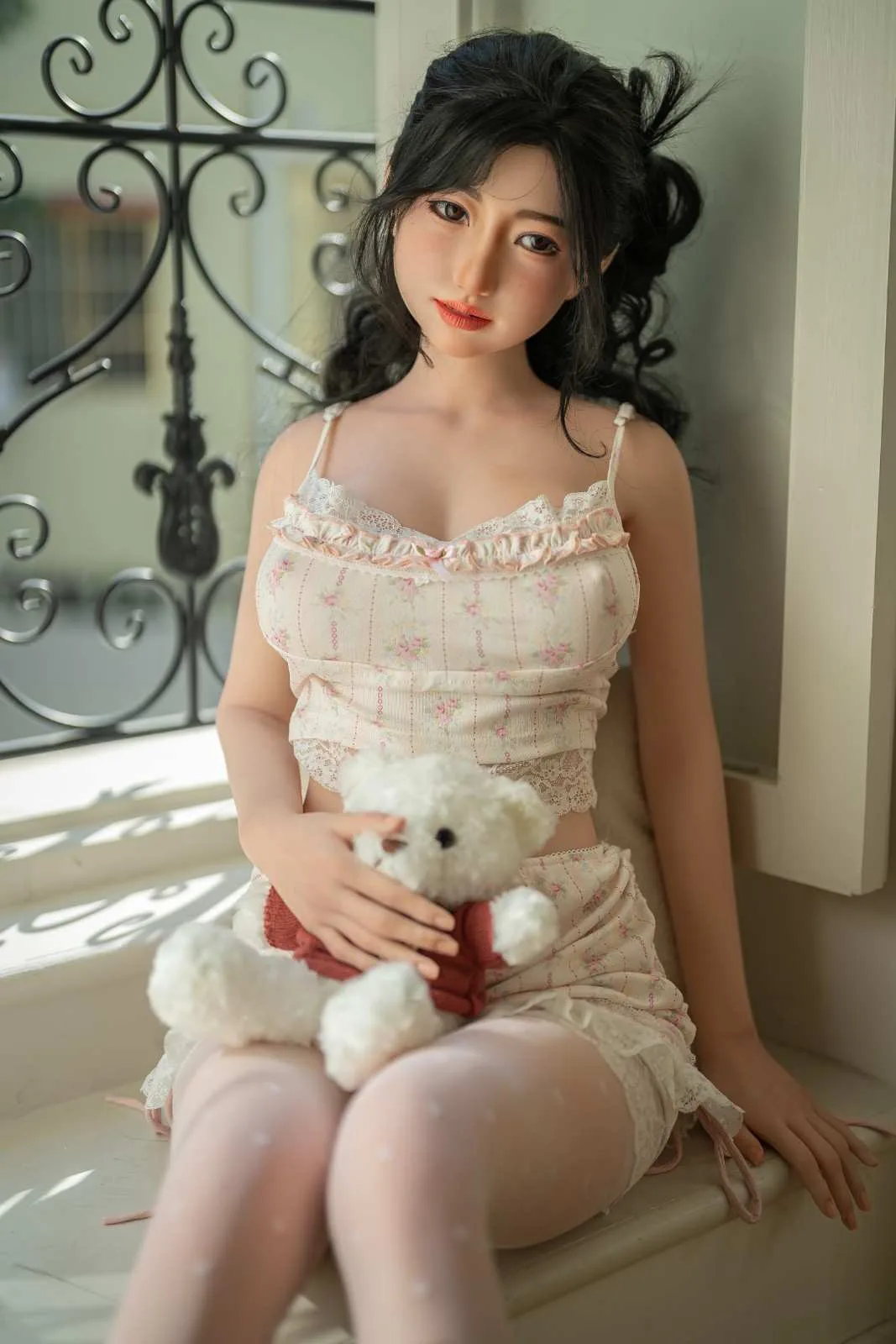 159cm (5ft2") Tiny Asian ROS Head Silicone Sex Doll - E-Cup - Yufan