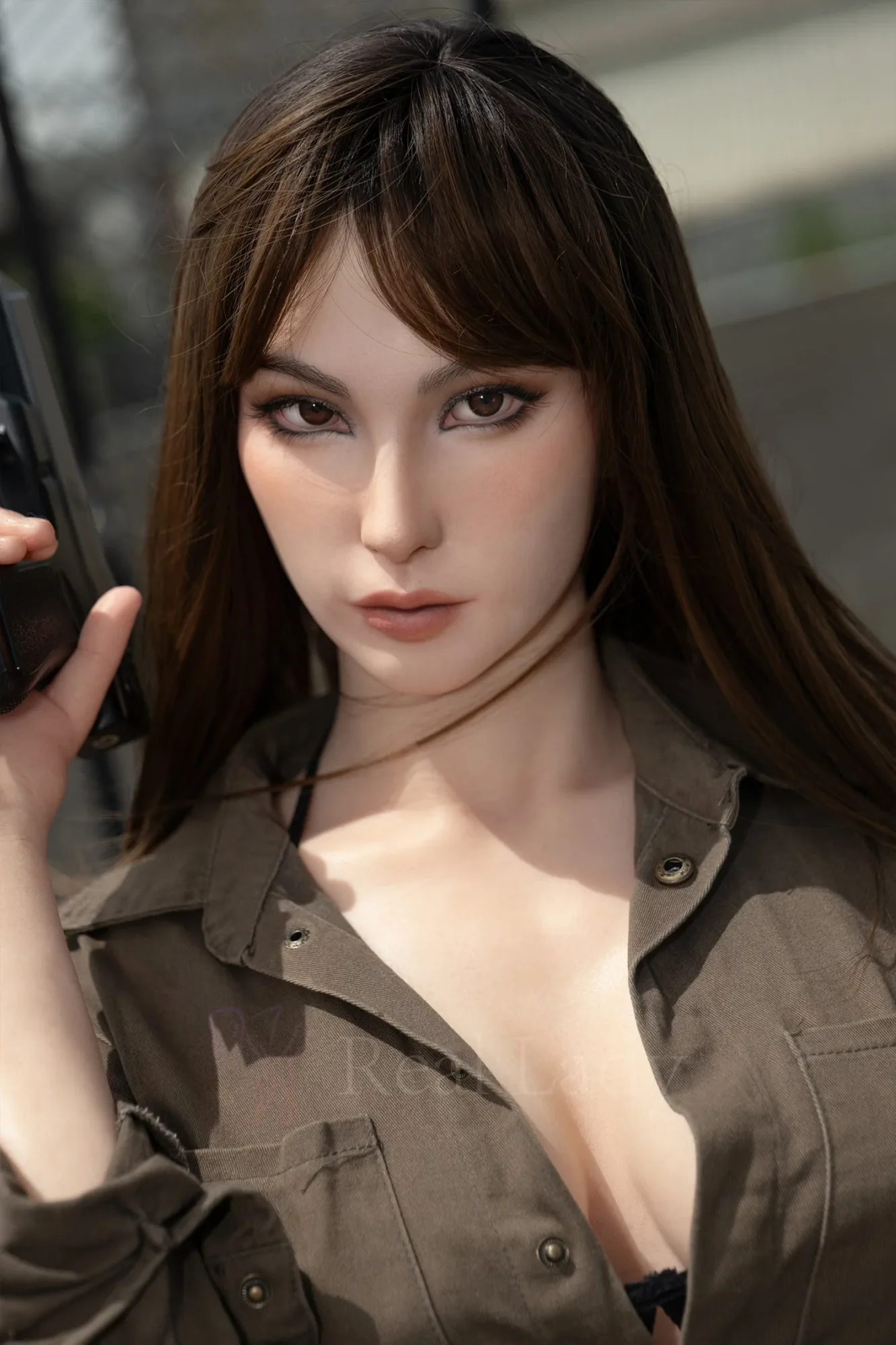 170cm (5ft7") Sexy Girl Head S23 Silicone Sex Doll - D-Cup - Catlin view 4