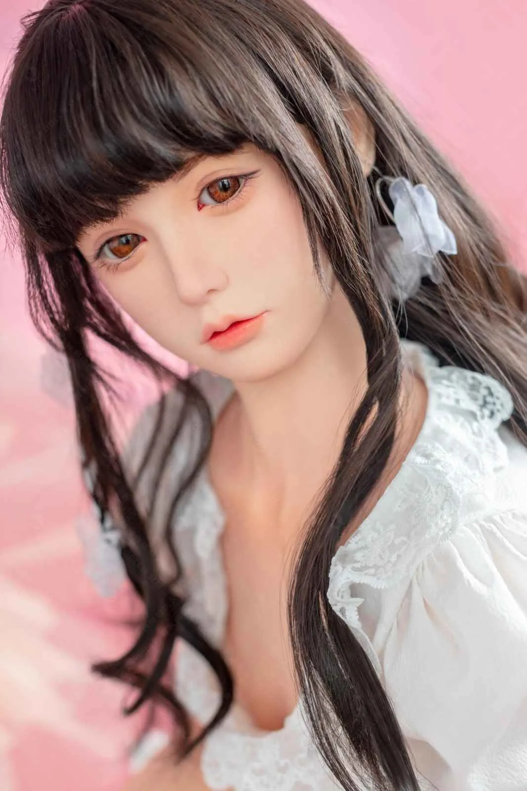 148cm (4ft8") Valentines Day Girl Silicone Sex Love Doll - C-Cup - Alice view 3