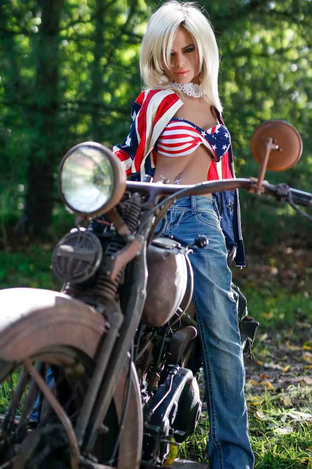 150cm (4ft11") Blonde Petite American TPE Sex Doll - B-Cup - In Stock | US Only view 3