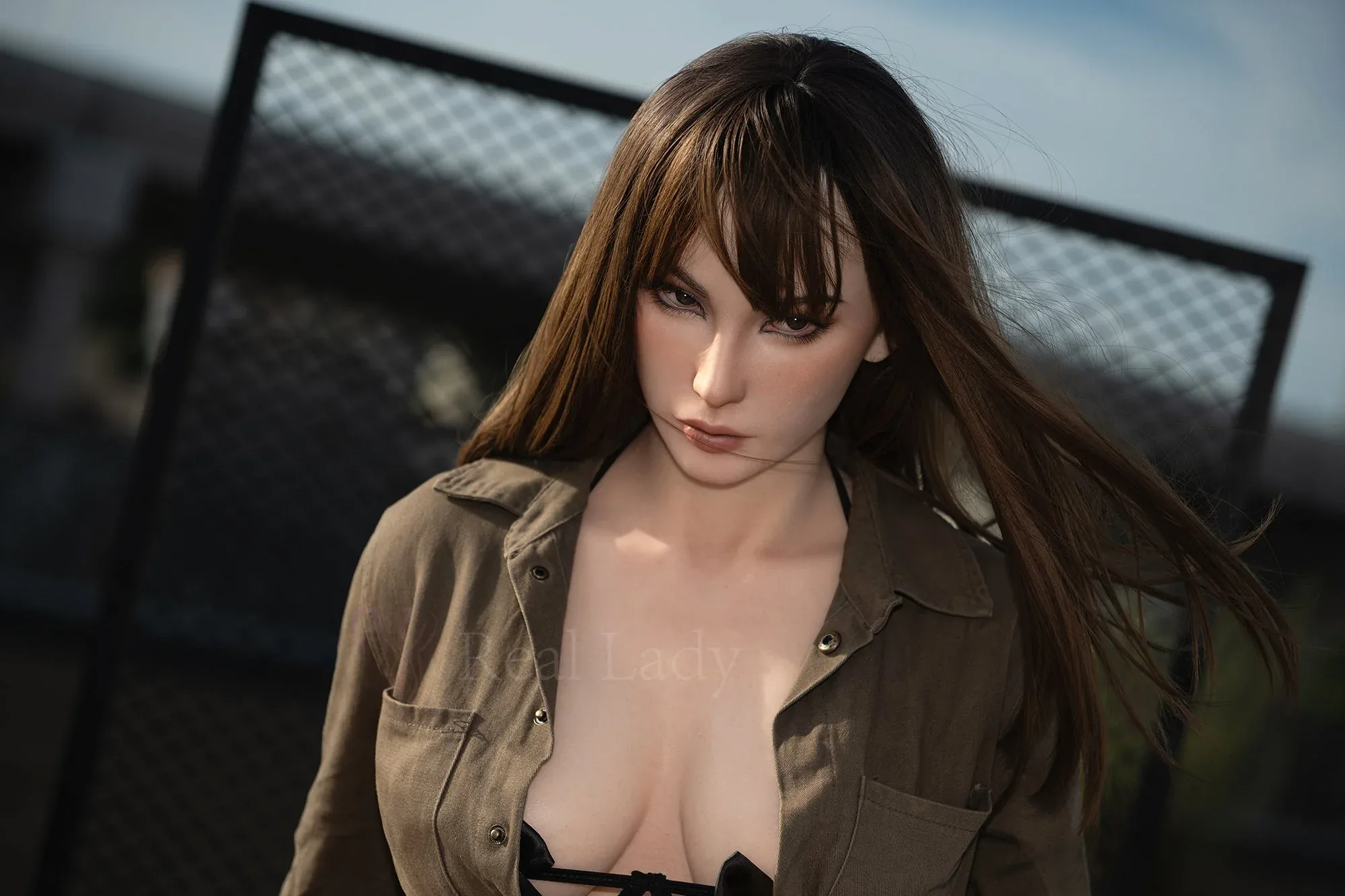 170cm (5ft7") Sexy Girl Head S23 Silicone Sex Doll - D-Cup - Catlin view 6