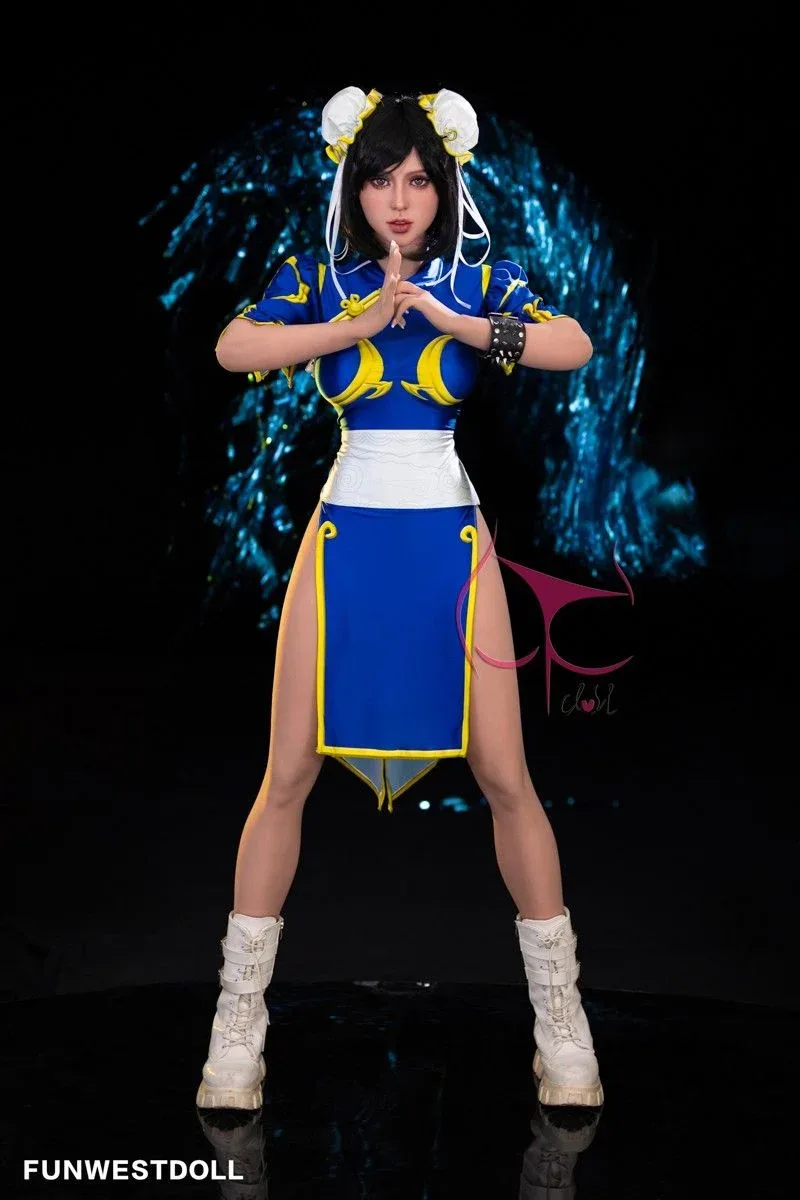 155cm (5ft1') F-Cup Chinese Street Fighter Sex Doll - Chun Li