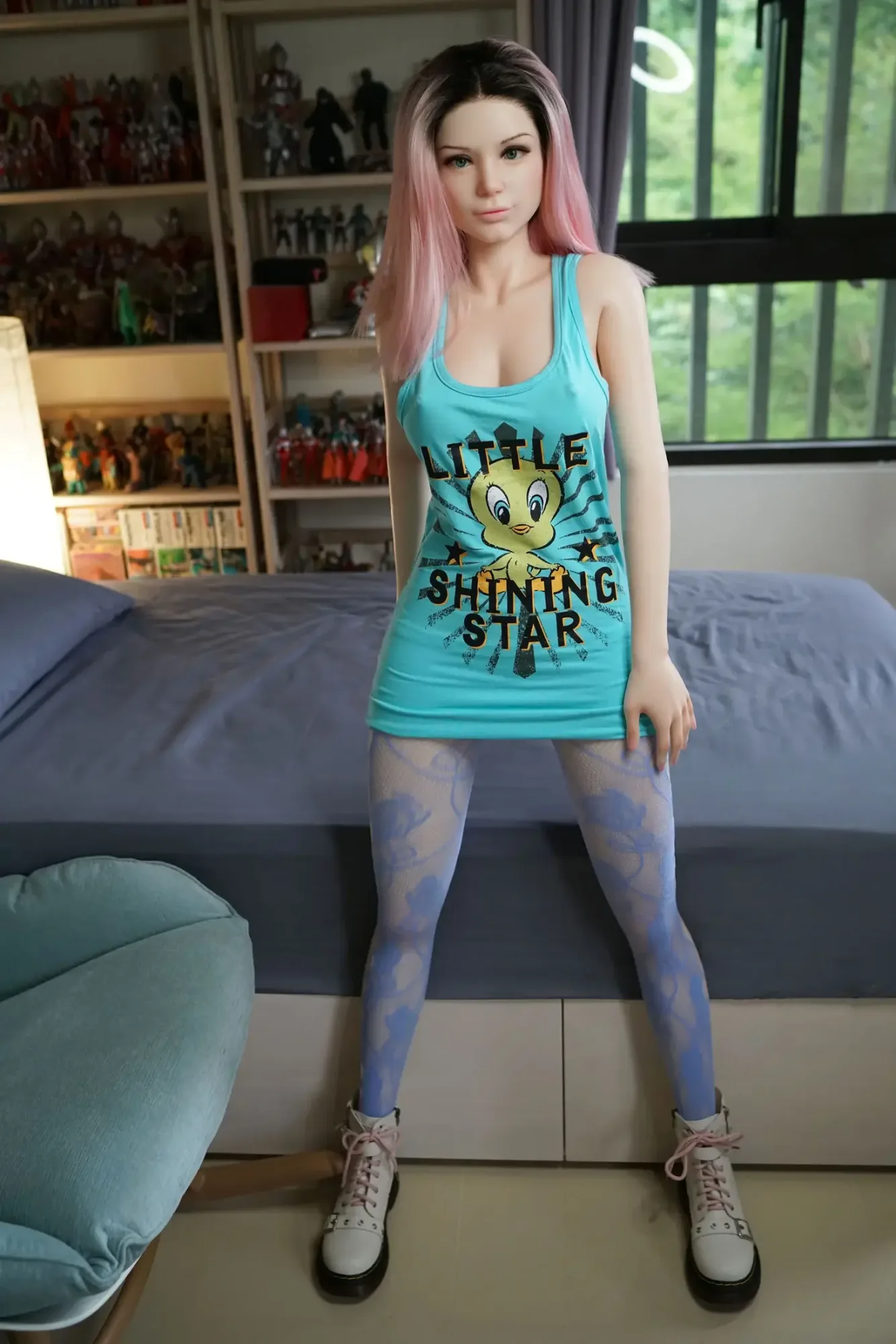 155cm (5ft0") Exotic Tiny Silicone Sex Love Doll - F-Cup - Elsa view 3