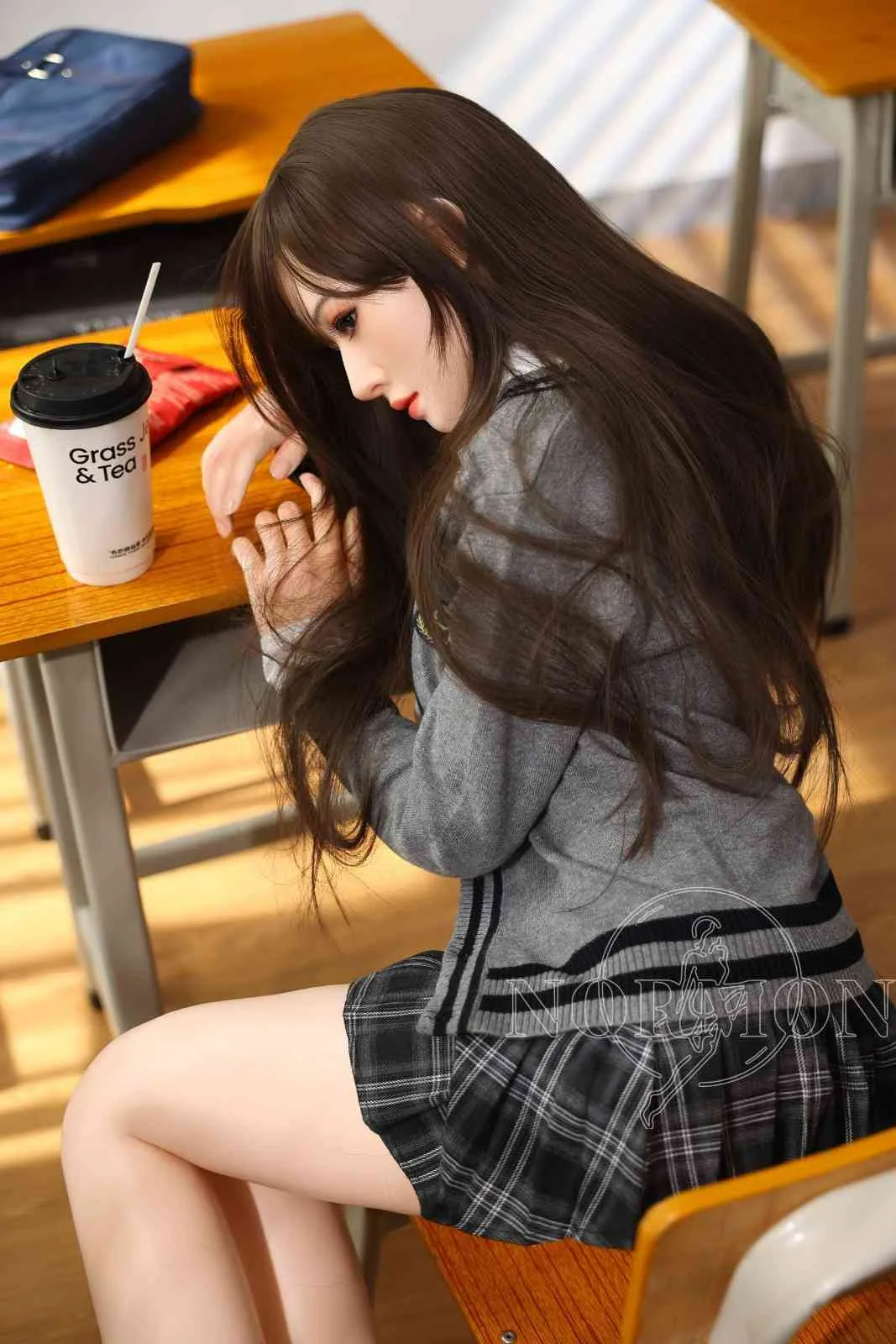 150cm (4ft9") Felexia Silicone Sex Doll - B-Cup - Miku view 6