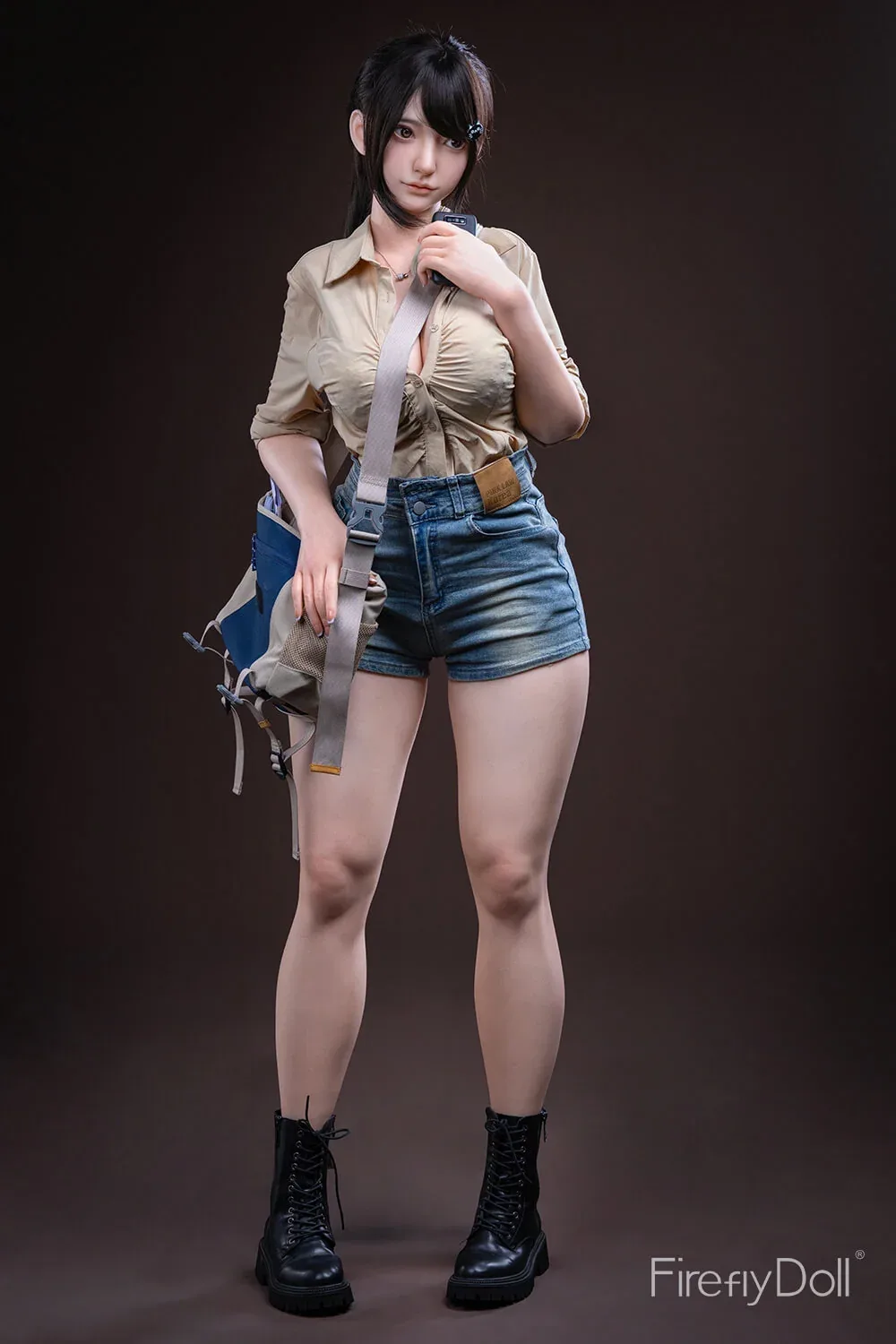 164cm (5ft3") Asiatic Vintage Girl Silicone Sex Doll - Lian view 4