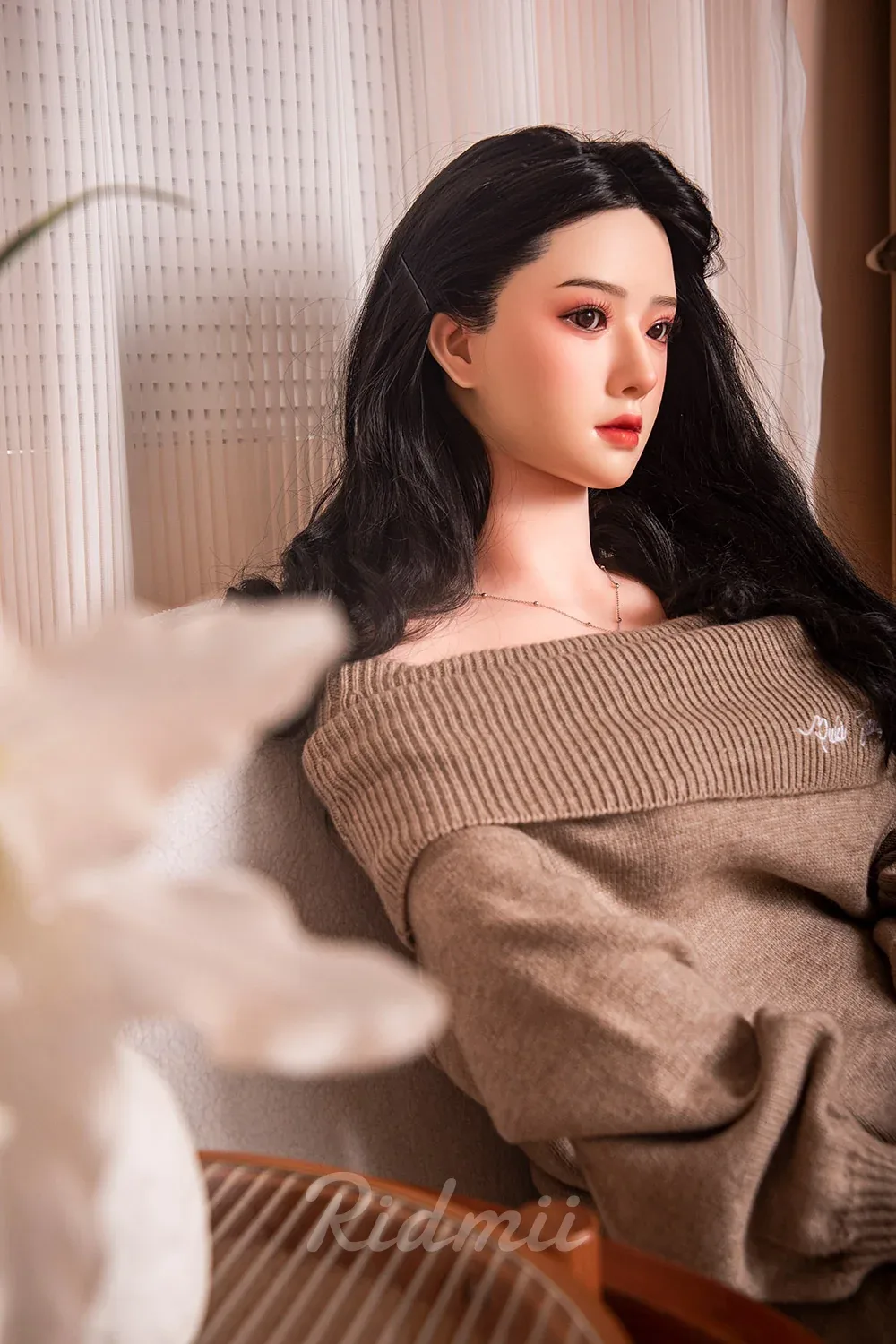 163cm (5ft3") Asian Hybrid Sex Doll Silicone Head & TPE Body - Muncey - APP Controlled - In Stock | US Only view 5
