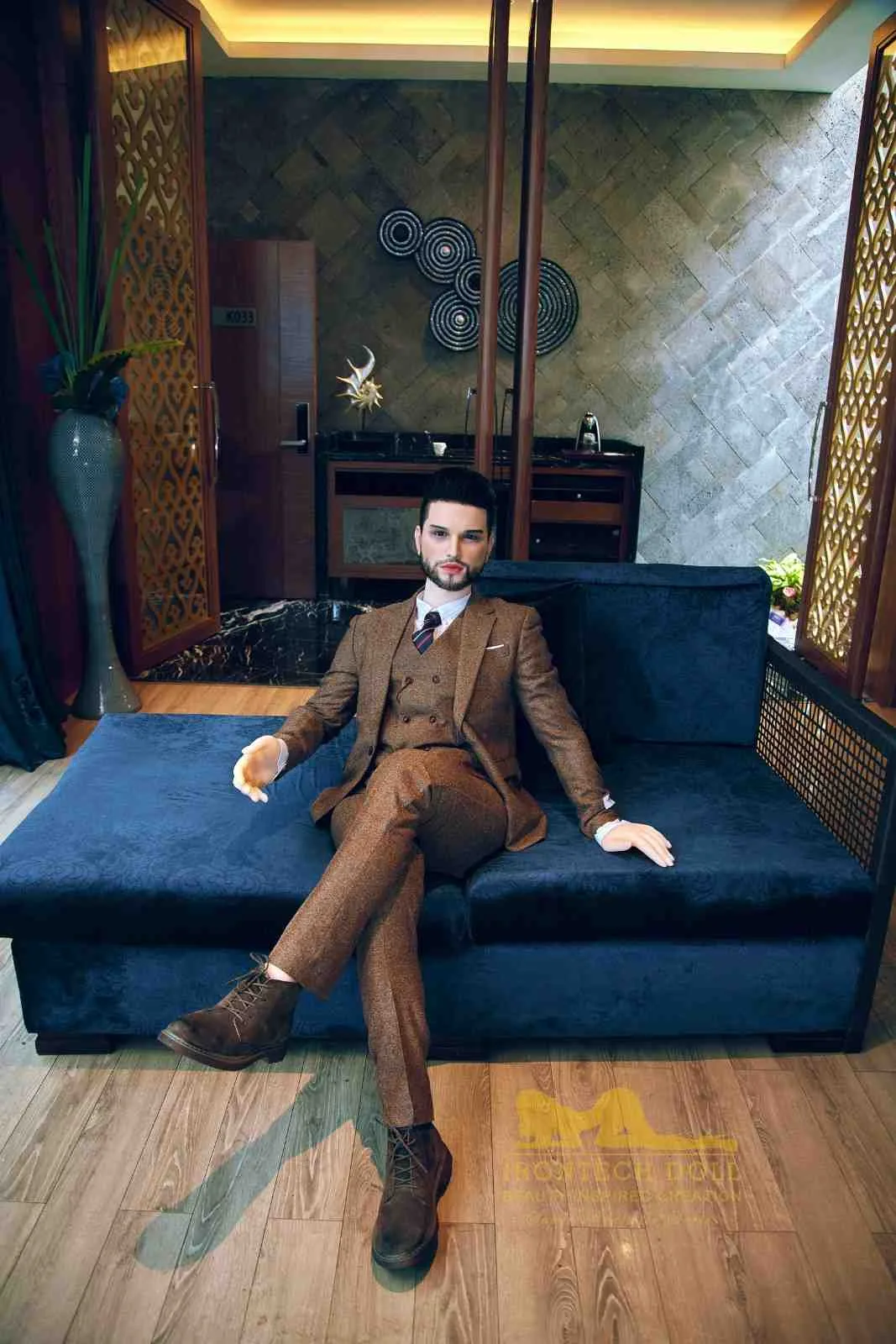 162cm (5ft4') Fine Eligible Bachelor with Silicone Head Male Sex Doll- Zayn view 4
