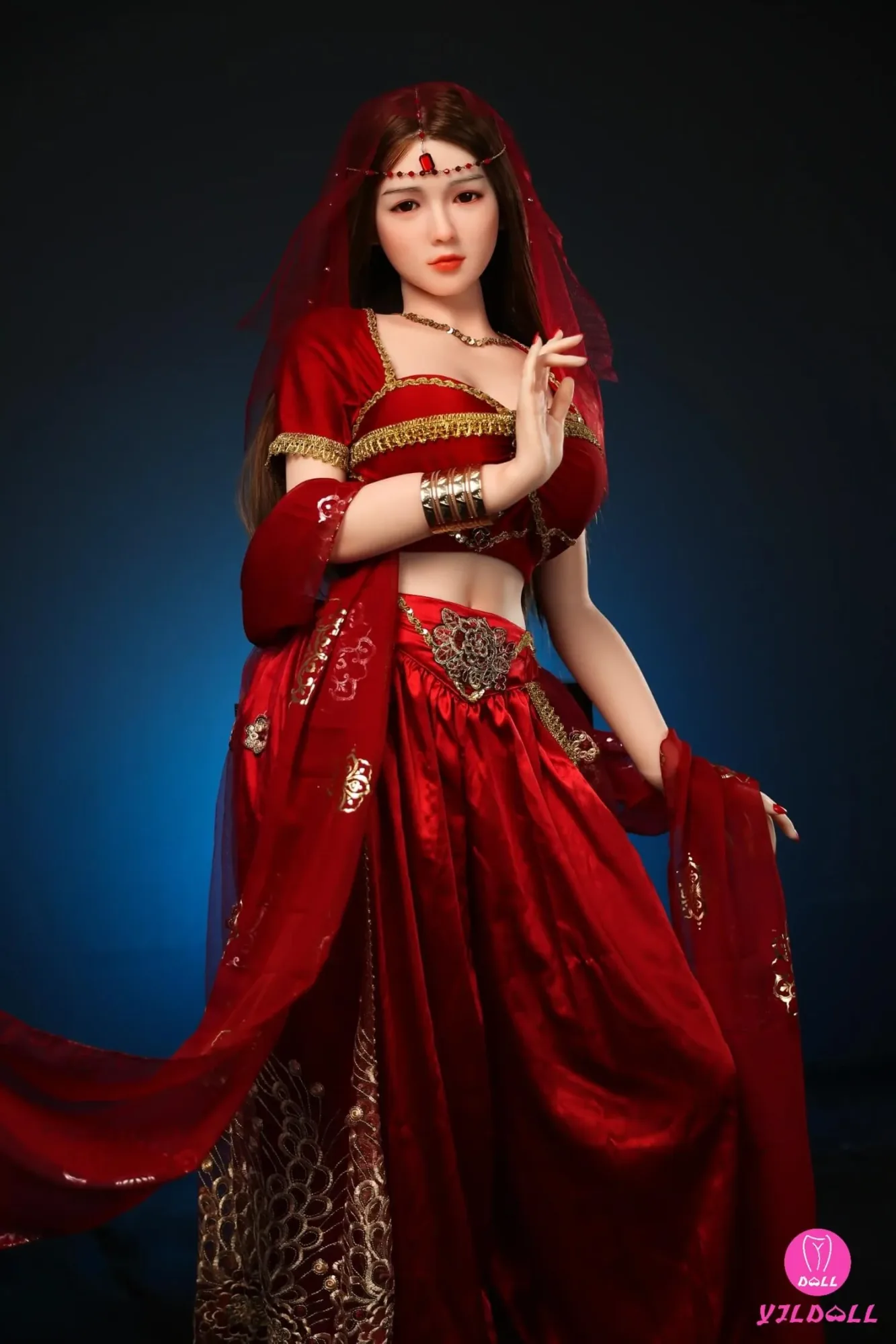 163cm (5ft3") Dancer Head & Body One Piece Silicone Sex Doll - F-Cup - Hye view 6