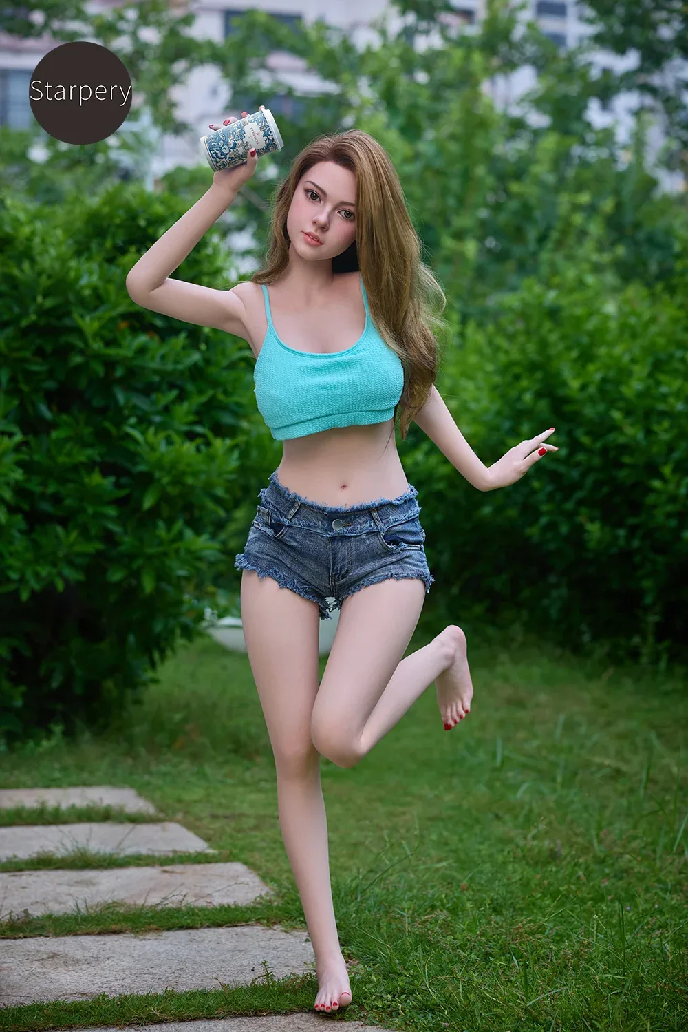 159cm (5ft2") Lifelike Silicone Sex Doll - E-Cup - Candy view 3
