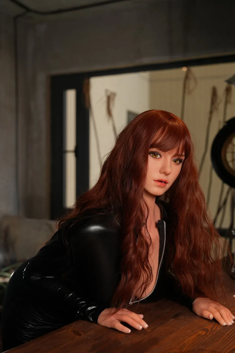 165cm (5ft5") Sensual Redhead ROS Head Sex Doll - D-Cup - Natalia view 5