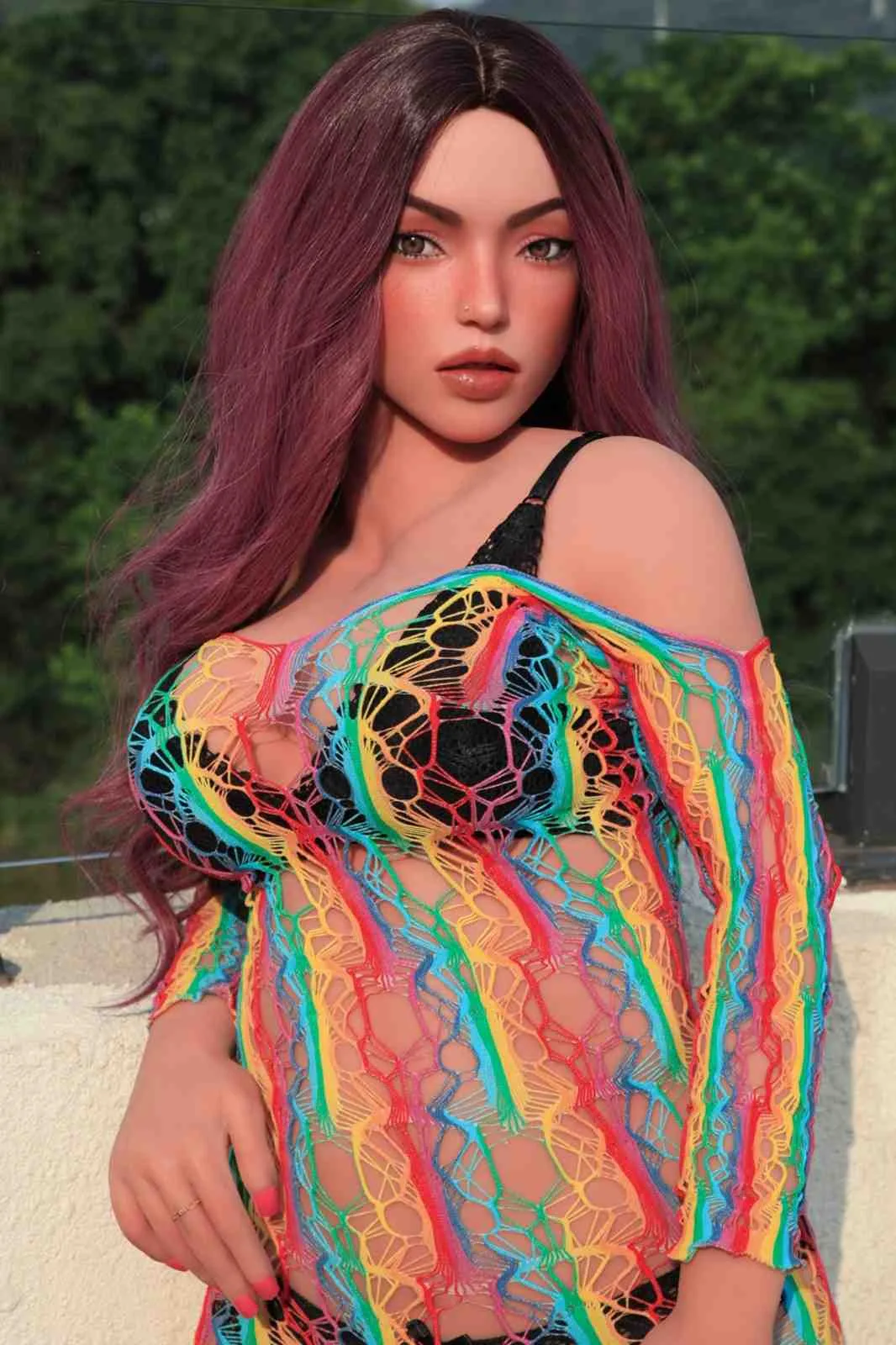 155cm (5ft2") Real Sex Doll - TPE Body with Ginny Silicone Head view 3