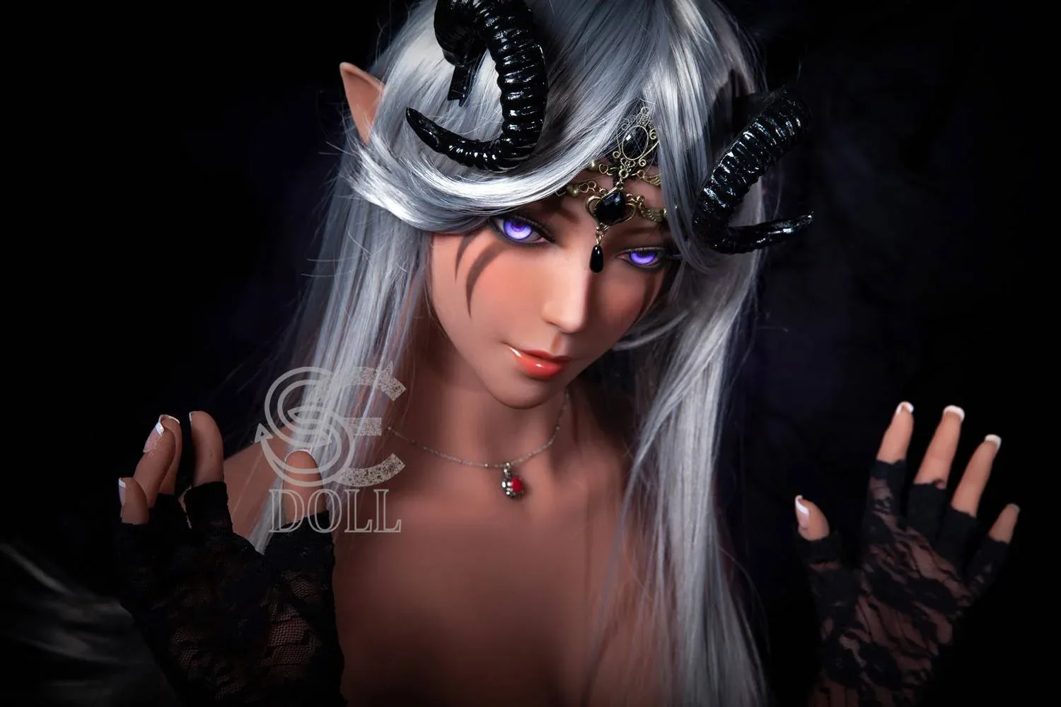 150cm (4ft9') E-Cup Elf Head S-TPE Love Doll (SED068) - SE#022 - Aubree - In Stock | EU Only view 5