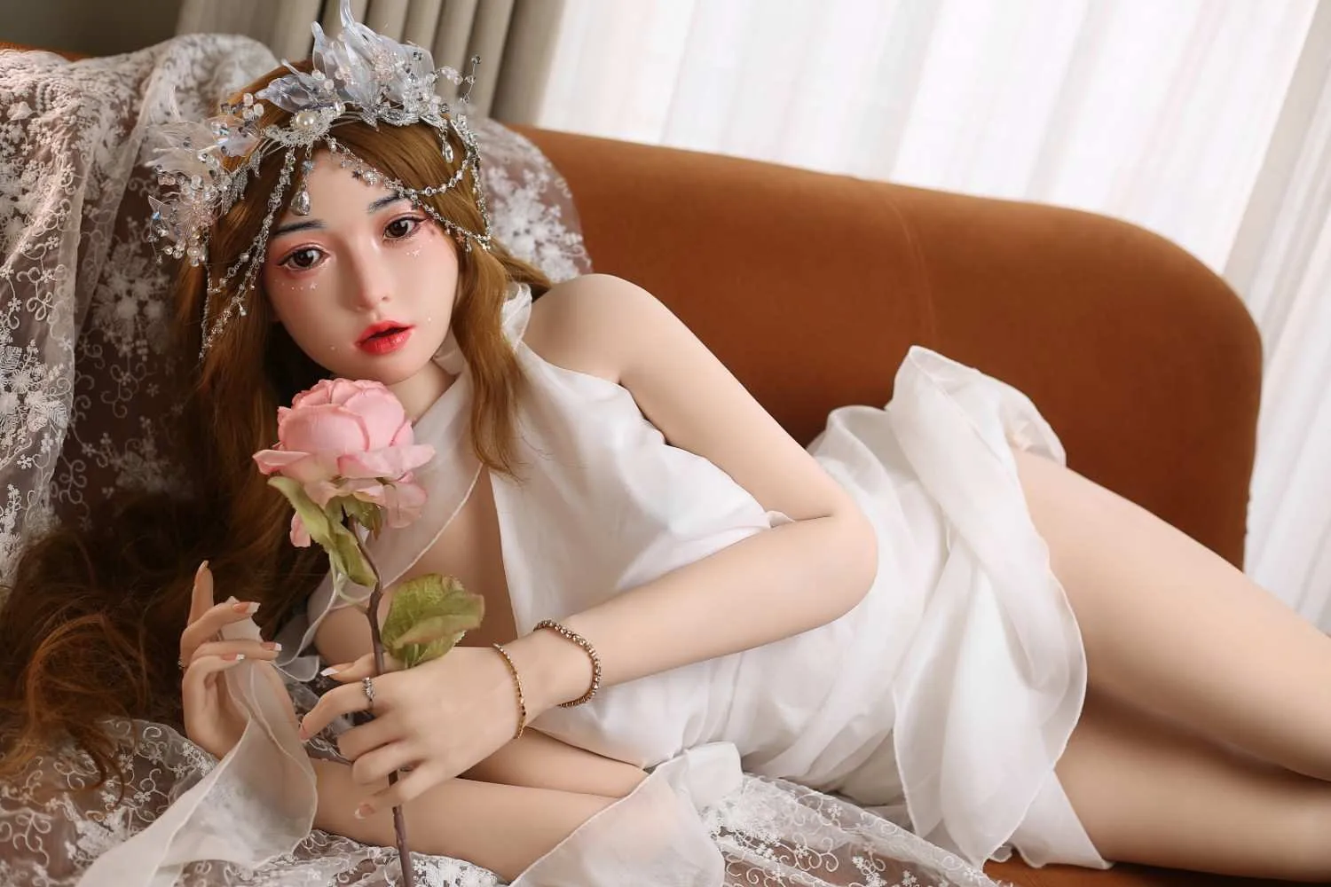 166cm (5ft5") Realistic Asian Silicone Sex Doll – Alice view 4