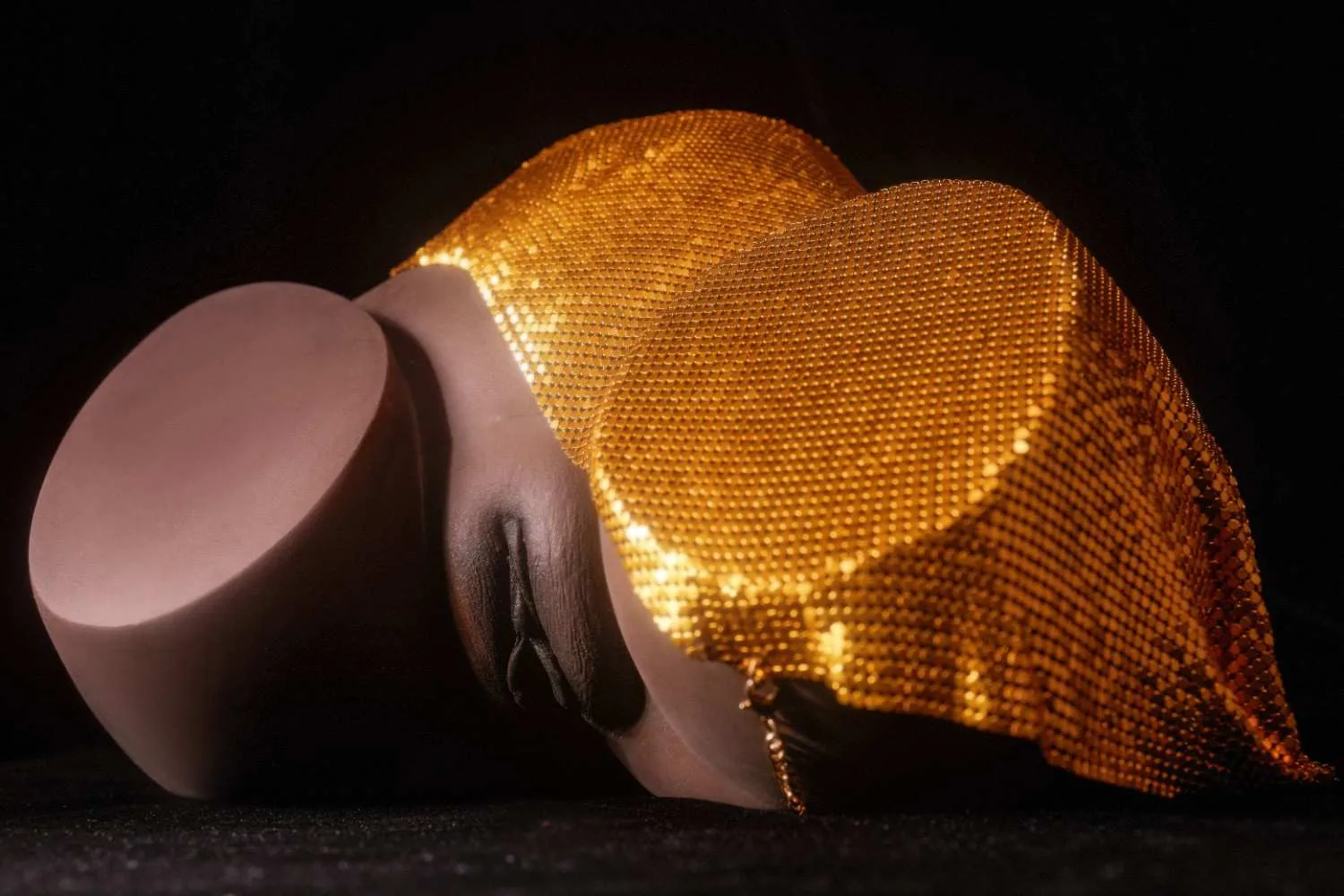 23.5cm (9.2") Big Butt RS-6 Cocoa Skin Tone - Silicone Sex Torso - Climax Doll Pro view 1