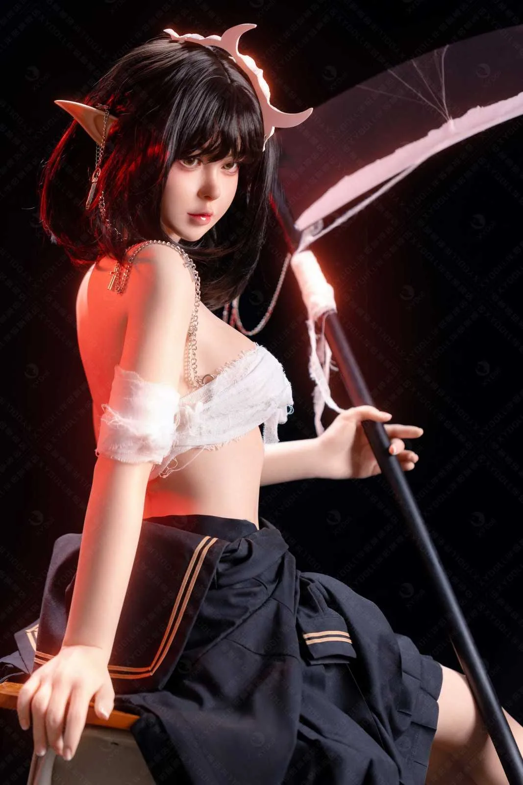 148cm (4ft8") Sexy Fantasy Silicone Sex Love Doll - C-Cup - Tracy view 3