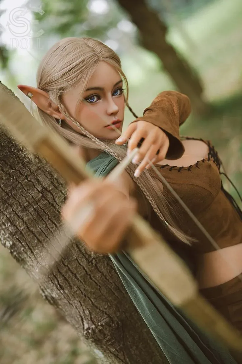 161cm (5ft3") Elf Natural Silicone Sex Doll - C-Cup - Lita.C view 4