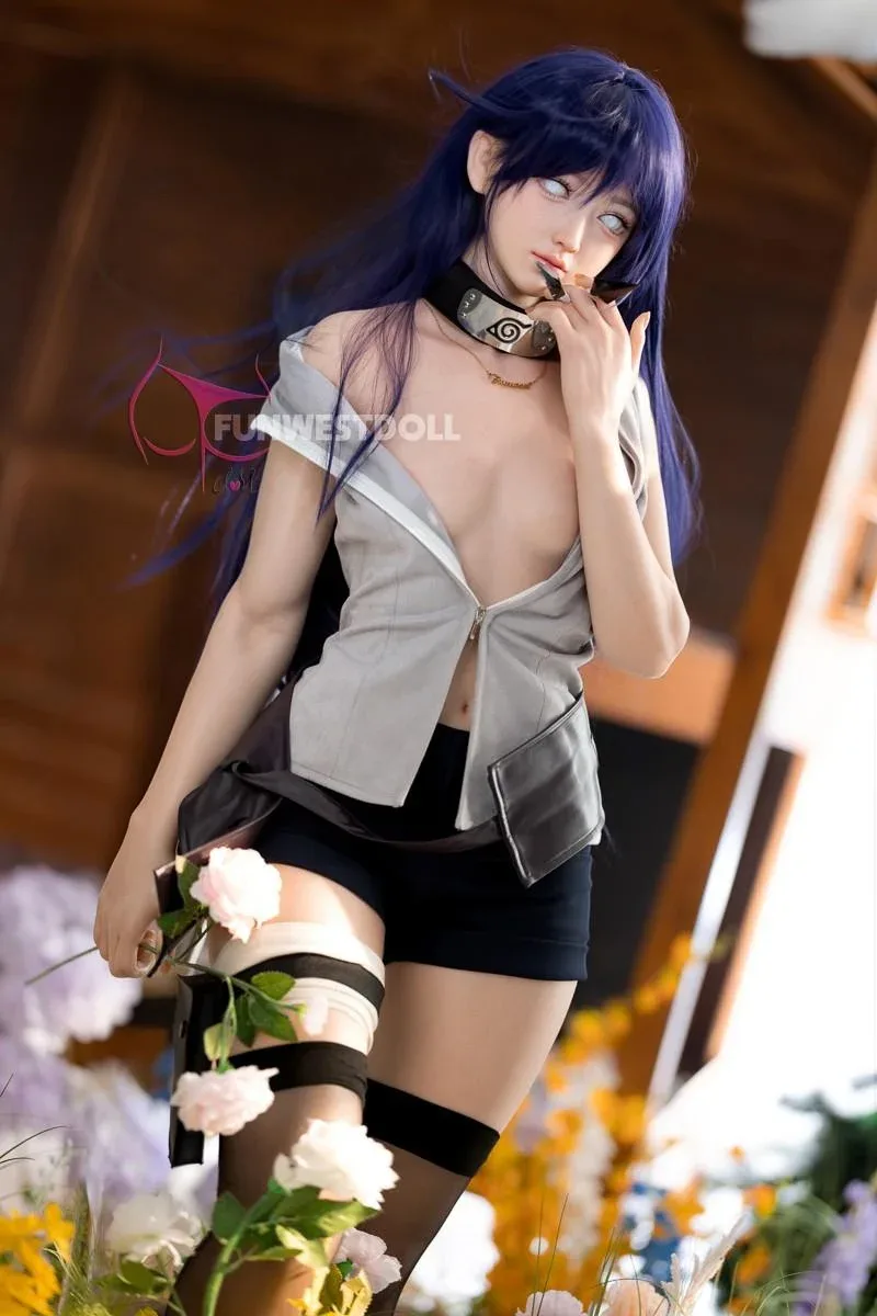 159cm (5ft2") Hinata Hyūga Silicone Sex Doll – Fantasy Cosplay - A-Cup - Anime Amy view 2