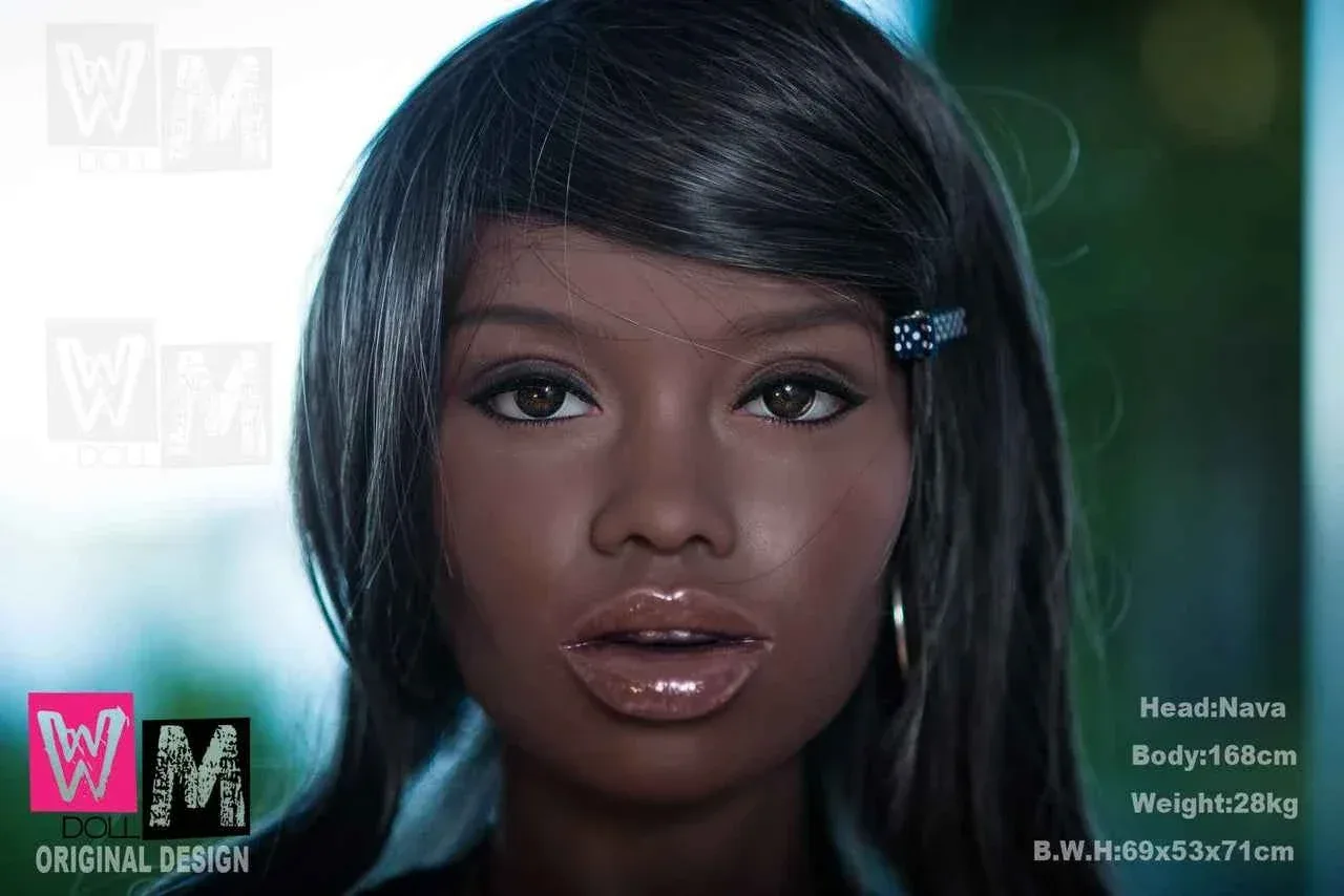 Exclusive Nava - 168cm (5ft6') African-American WM Dolls - Head Nava view 5