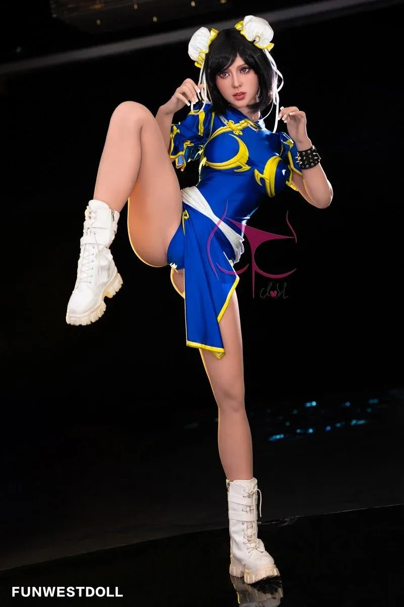 155cm (5ft1') F-Cup Chinese Street Fighter Sex Doll - Chun Li view 8