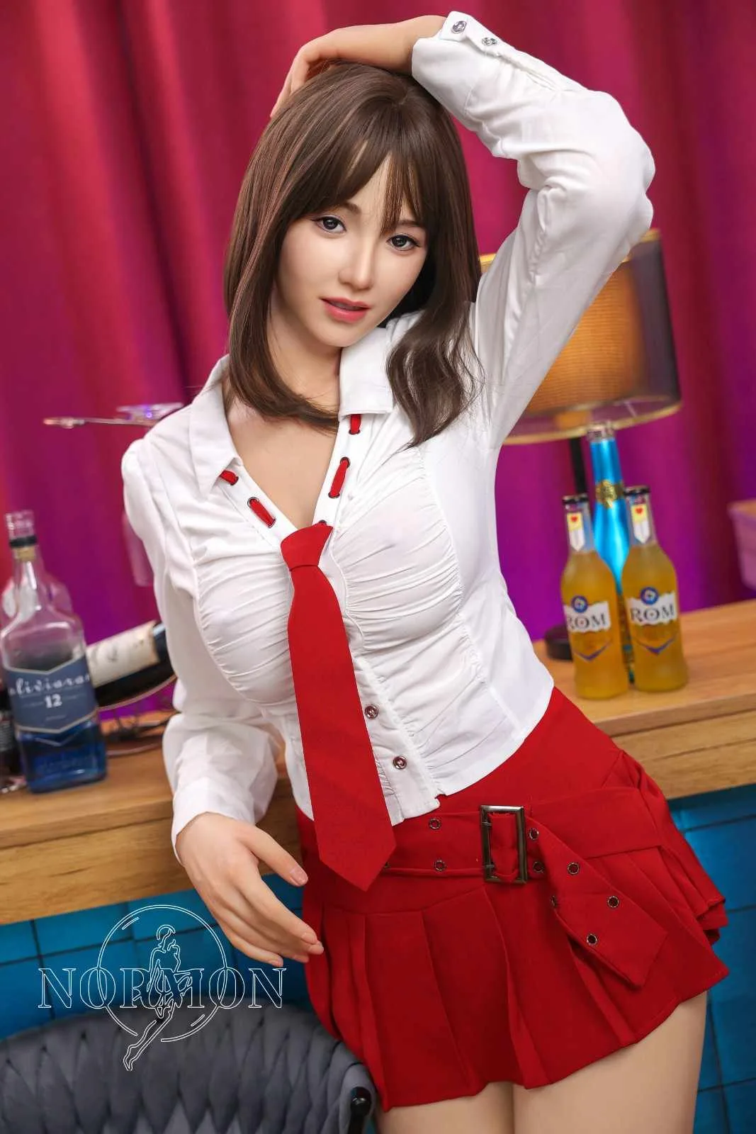 166cm (5ft5') C-Cup Super Realistic Bartender Sex Doll - Wada view 7