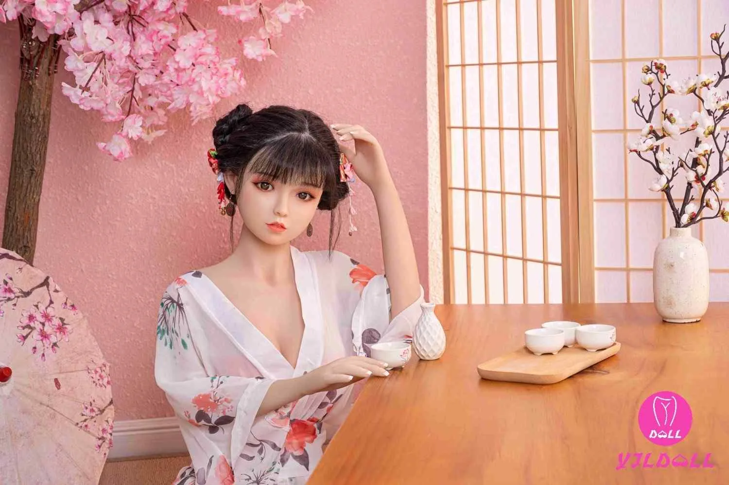 148cm (4ft8") Chinese Hybrid Sex Doll - C-Cup - Irene view 7