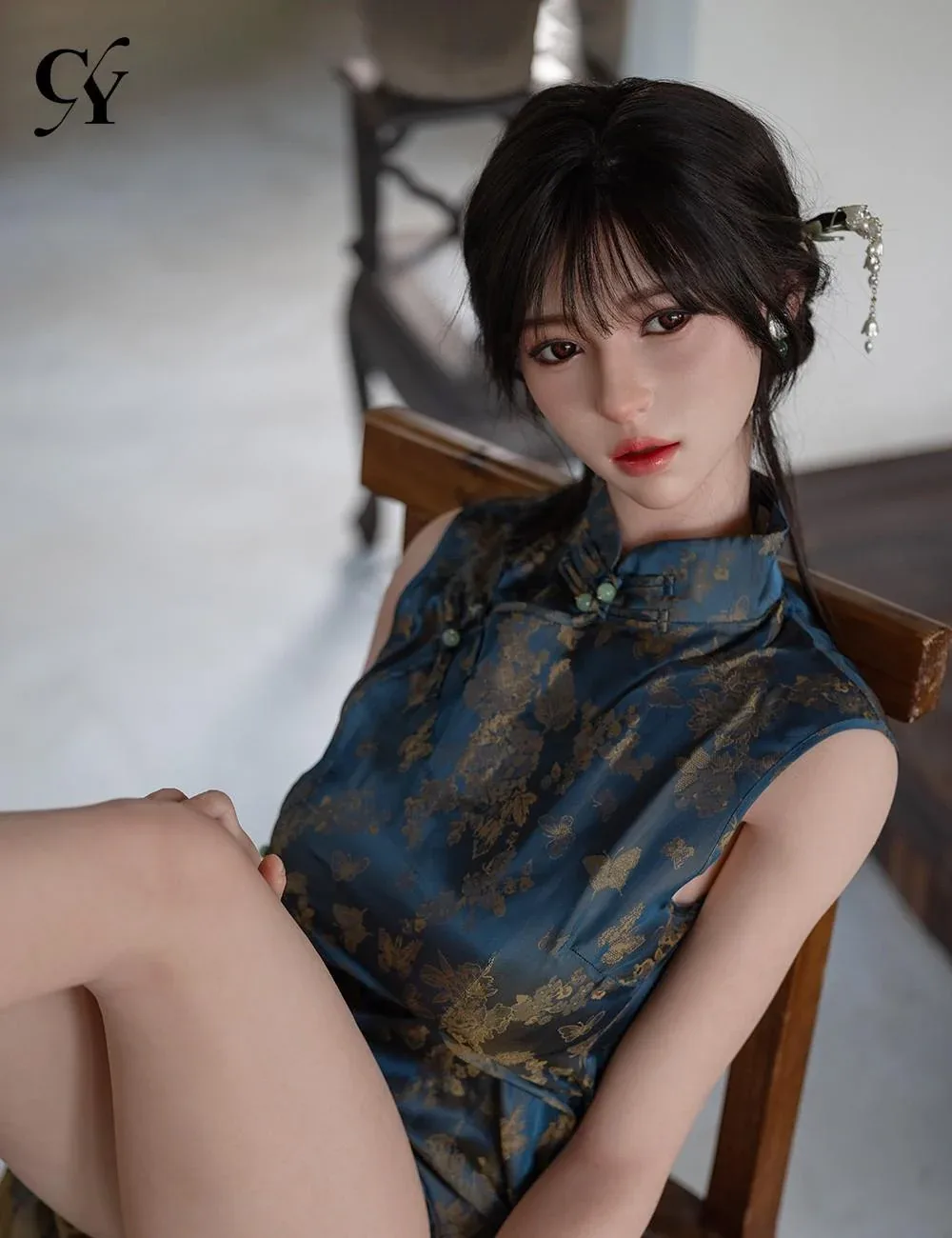 168cm (5ft6') F-Cup Young Asian Sex Dolls - Zhimin ROS Head view 4