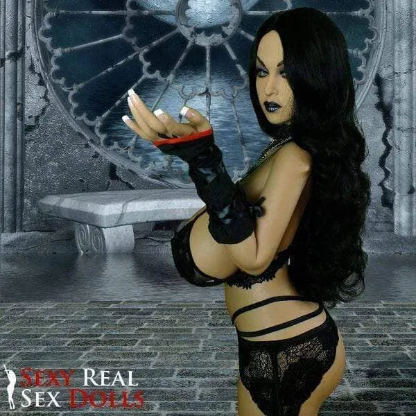 160cm (5ft3") Super Curvy Gothic BBW Mannequin - Lori view 7