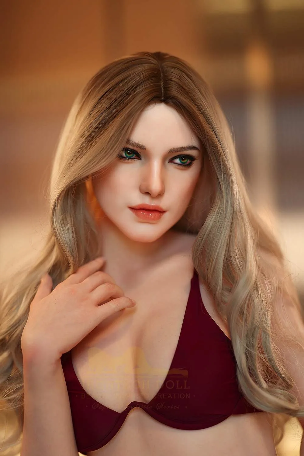 163cm (5ft3') Stunning Blonde Silicone BeautySex Doll with Lifelike Features - Hedi view 3