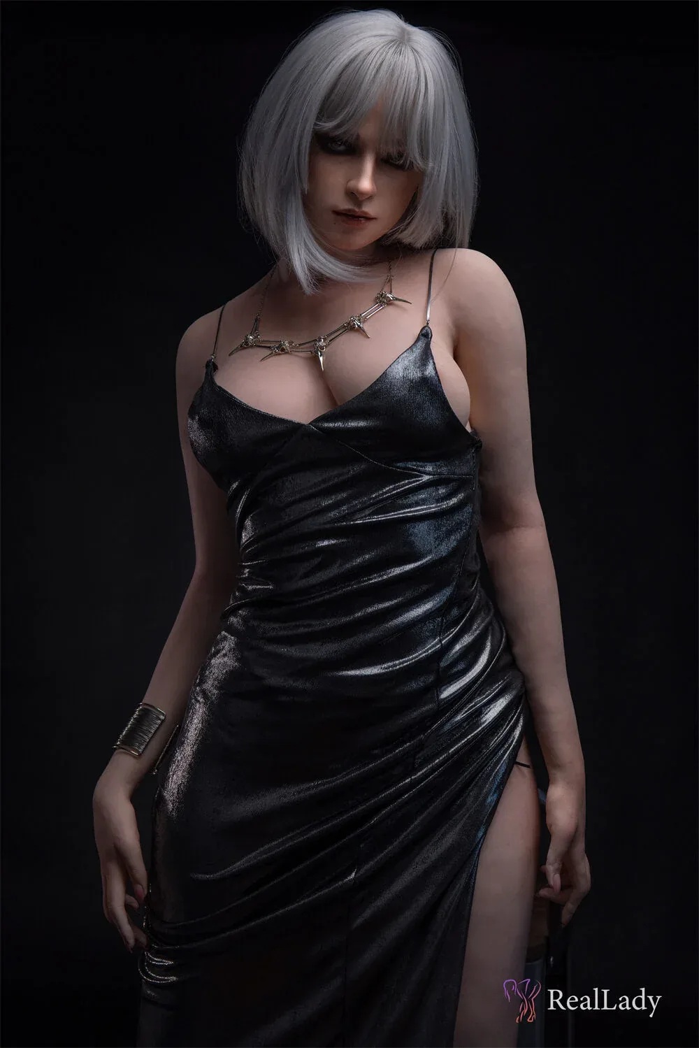 170cm (5ft7") Exotic Silver Hair Silicone Sex Doll - D-Cup - Flora view 4