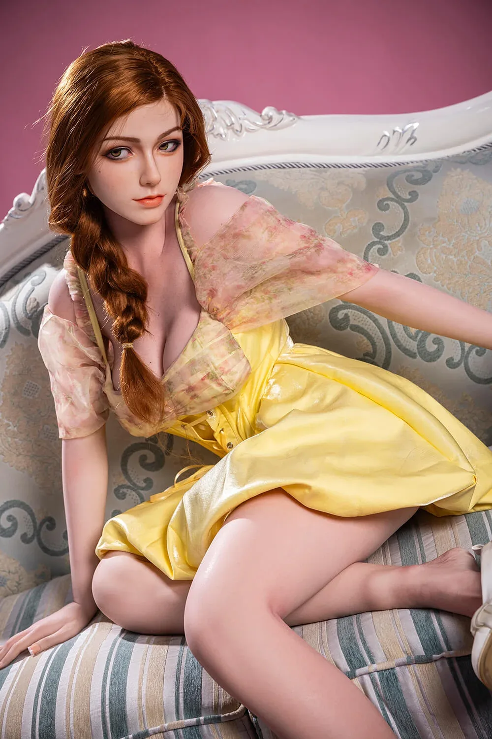 172cm (5ft8") Sexy Redhead Full Silicone Sex Doll - F-Cup - Julie view 3