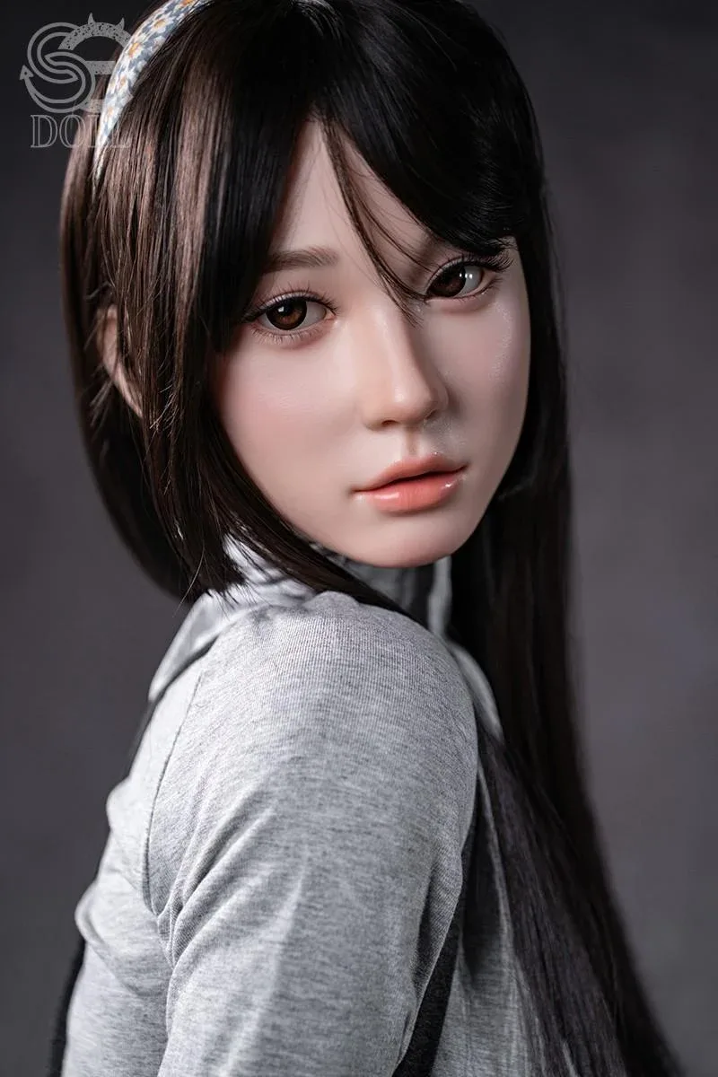 153cm (5ft0") A-Cup Asian Skinny Brunette Silicone Sex Doll – Hinata.A view 3