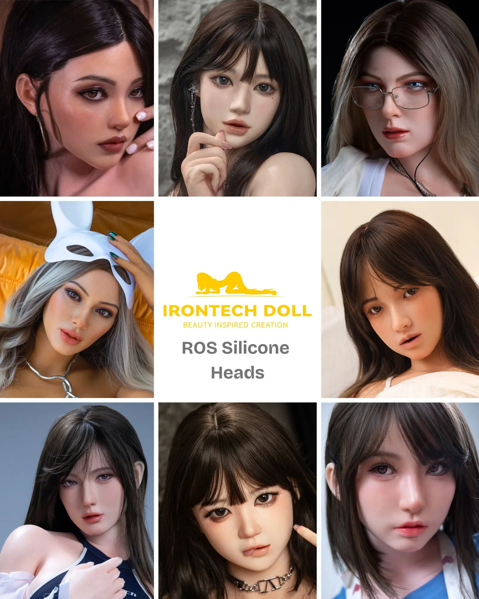 Irontech ROS Silicone Heads view 1