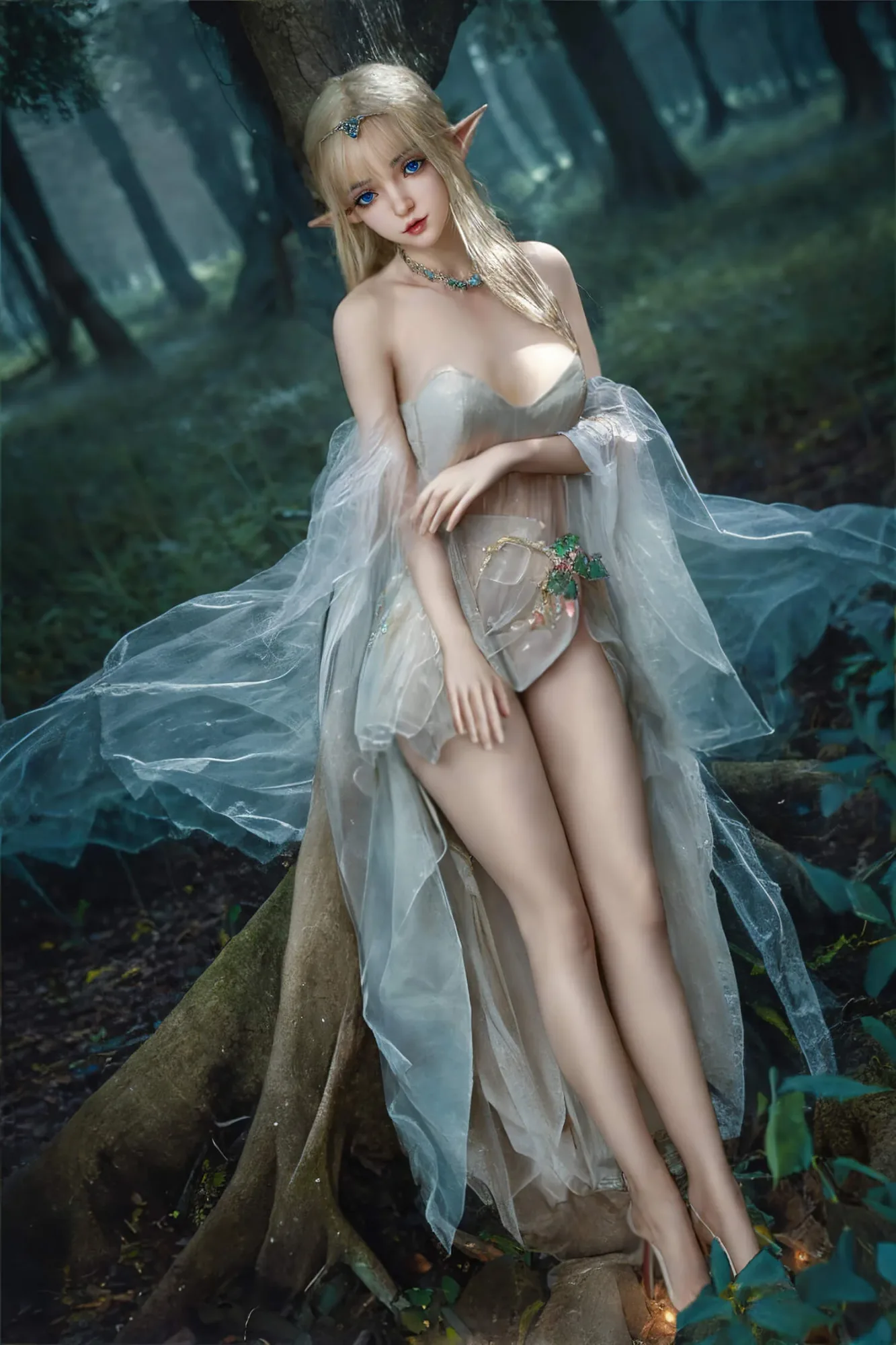 150cm (4ft11") Silicone Sex Doll with Movable Jaw - A-Cup - In Stock | Europe Only