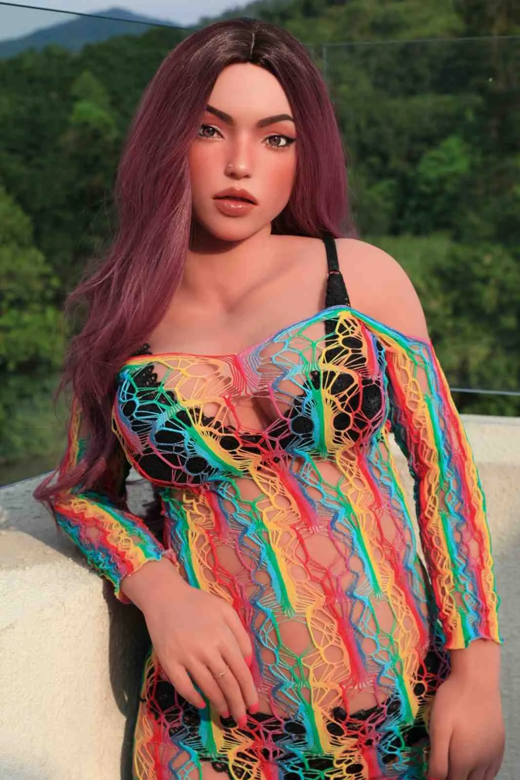 155cm (5ft2") Real Sex Doll - TPE Body with Ginny Silicone Head view 5
