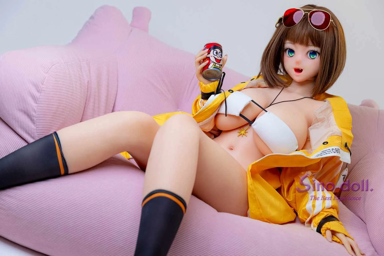 143cm (4ft8") Big Breasts Full Platinum Silicone - Soft-Max Doll – Linlan view 4