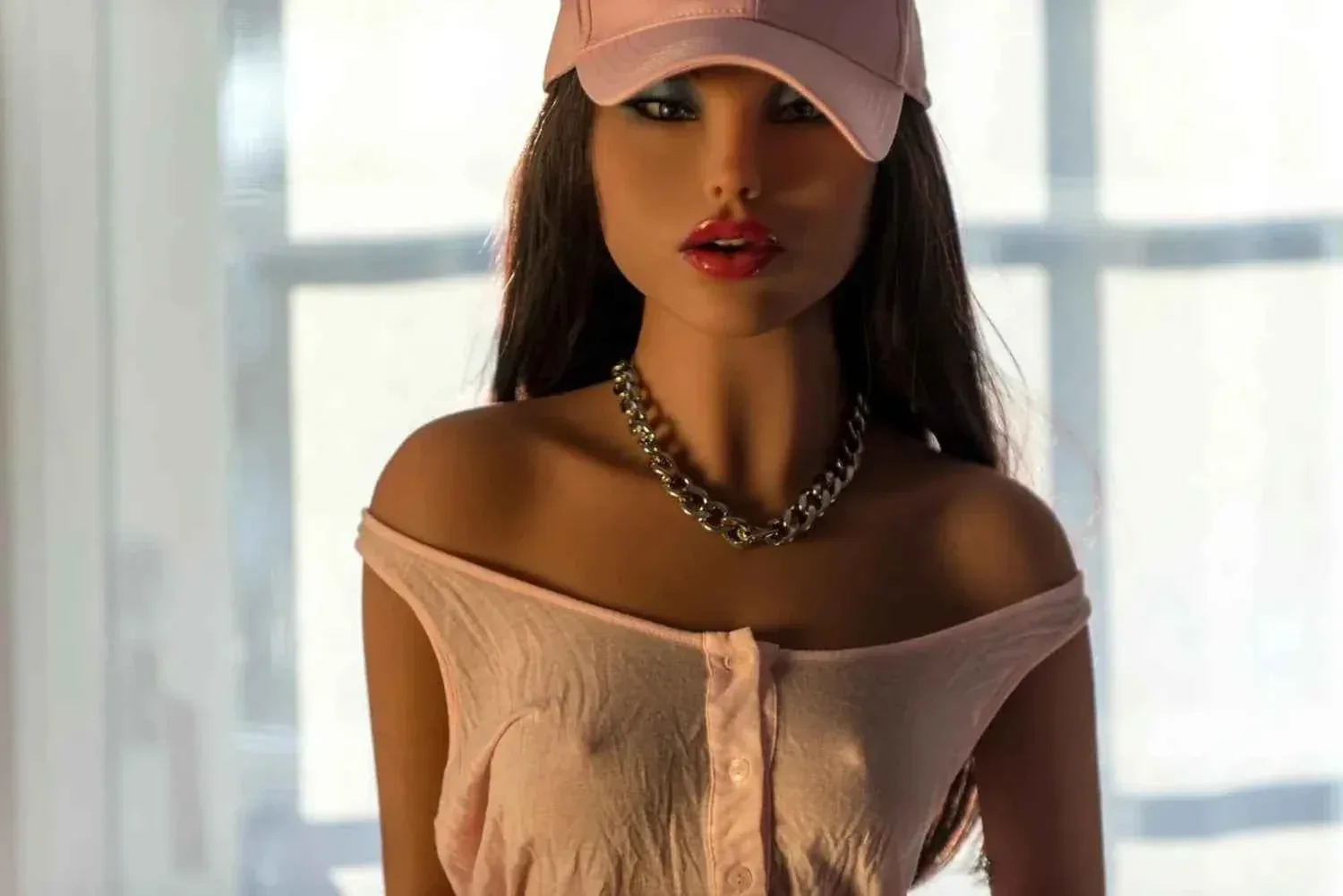 155cm (5ft1') Sexy Real Sex Doll Small Breast - A-Cup - Blake view 3