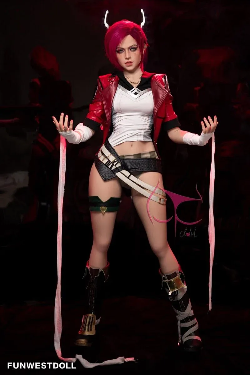 157cm (5ft2”) C-Cup - Redhead Cosplay S-TPE Sex Doll - In Stock | US Only view 3