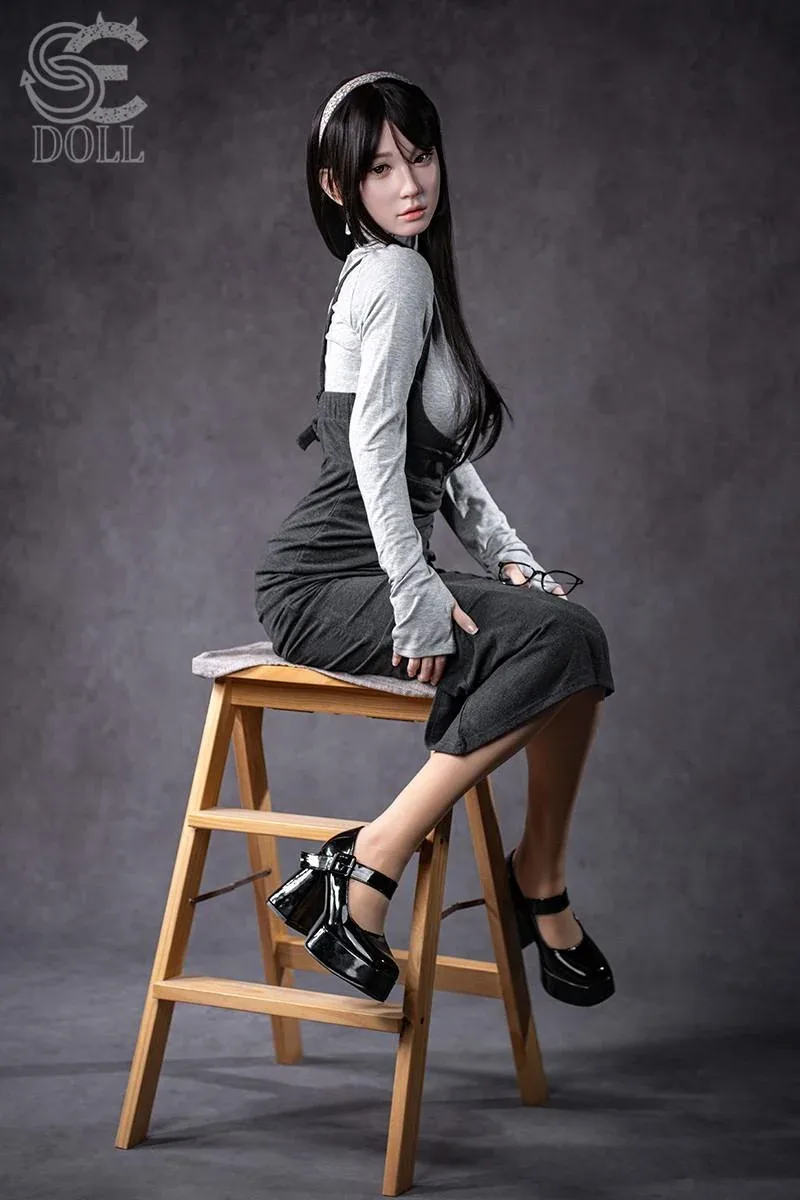 153cm (5ft0") A-Cup Asian Skinny Brunette Silicone Sex Doll – Hinata.A view 4