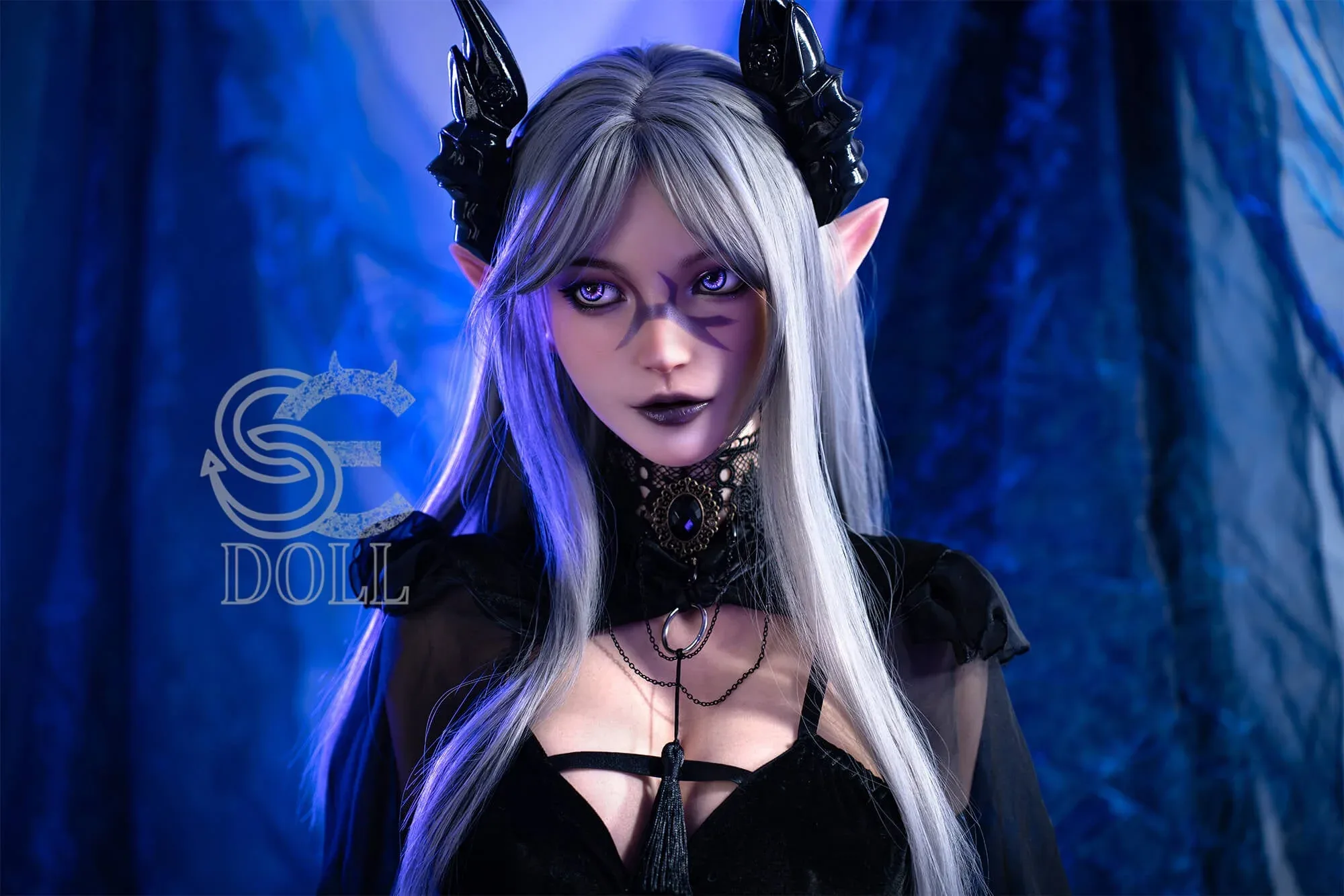 161cm (5ft3") ROS Dark Elf Fantasy Silicone Sex Doll - E-Cup - Aryana.C - In Stock | EU Only view 8