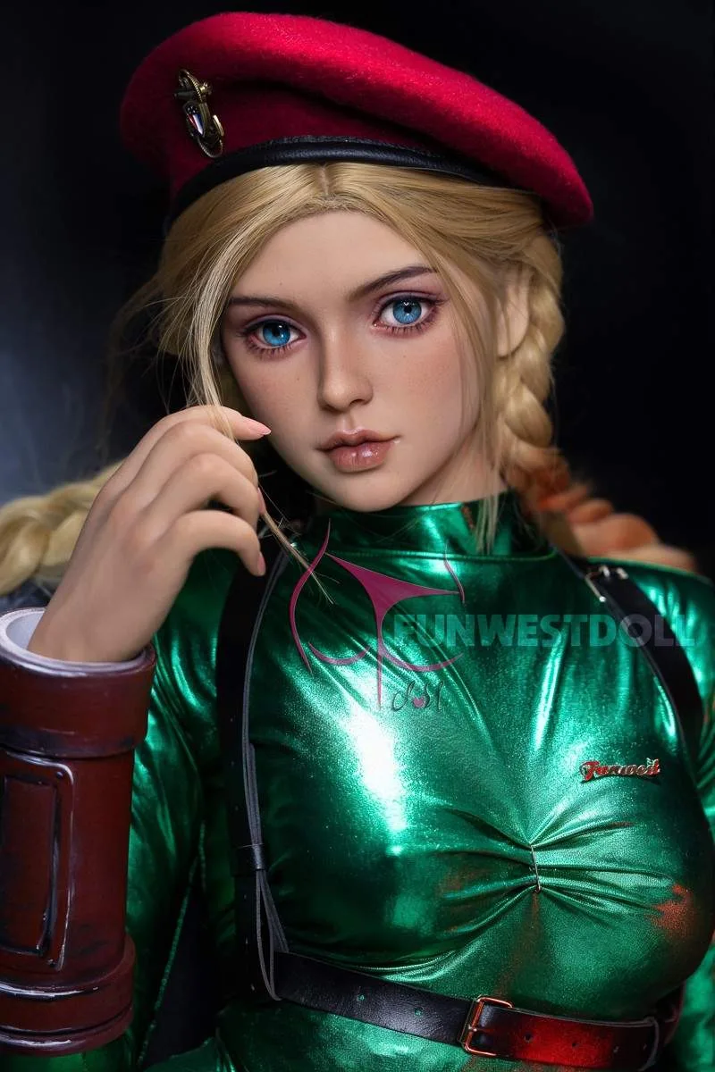 157cm (5ft2') C-Cup Street Fighter Anime Sex Doll - Cammy view 5