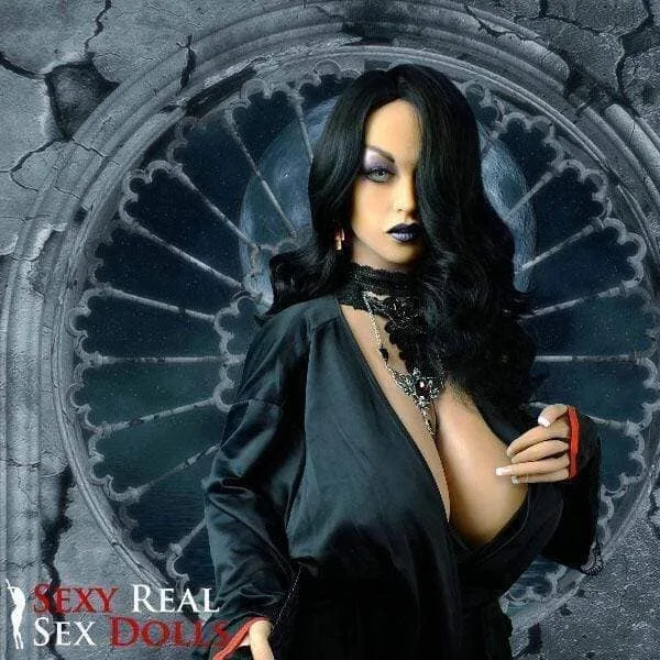 160cm (5ft3") Super Curvy Gothic BBW Mannequin - Lori view 3