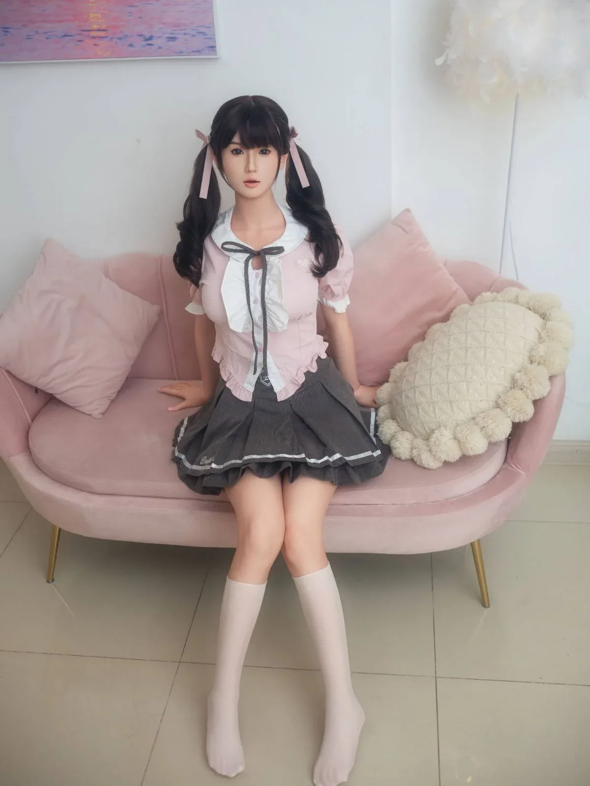 158cm (5ft1") Asiatic Silicone Sex Love Doll ROS Head - D-Cup – Esther view 3