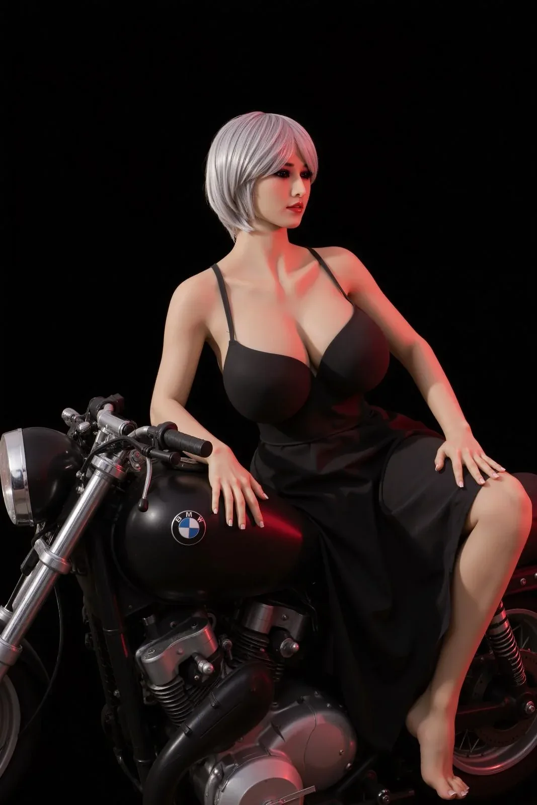 159cm (5ft2") Chubby White Hair Girl TPE Sex Doll - In Stock | US Only view 7
