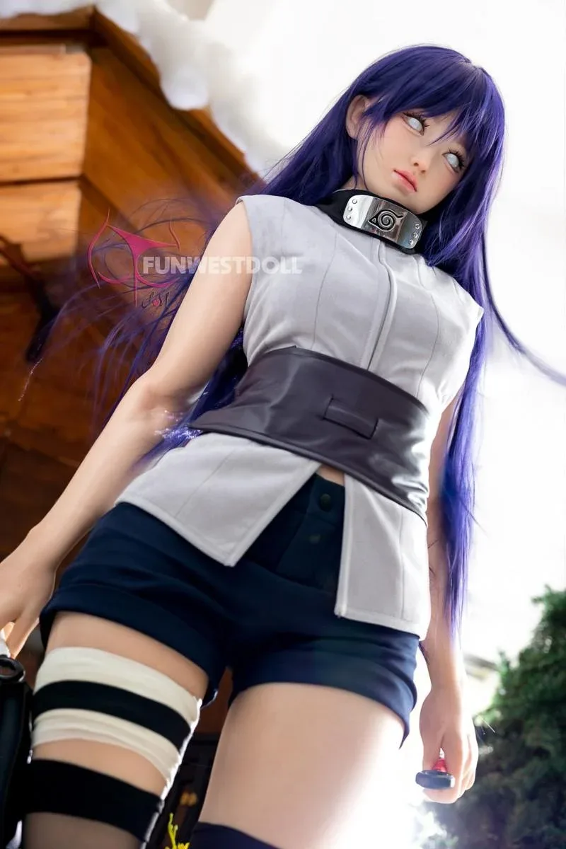 159cm (5ft2") Hinata Hyūga Silicone Sex Doll – Fantasy Cosplay - A-Cup - In Stock | EU Only view 5