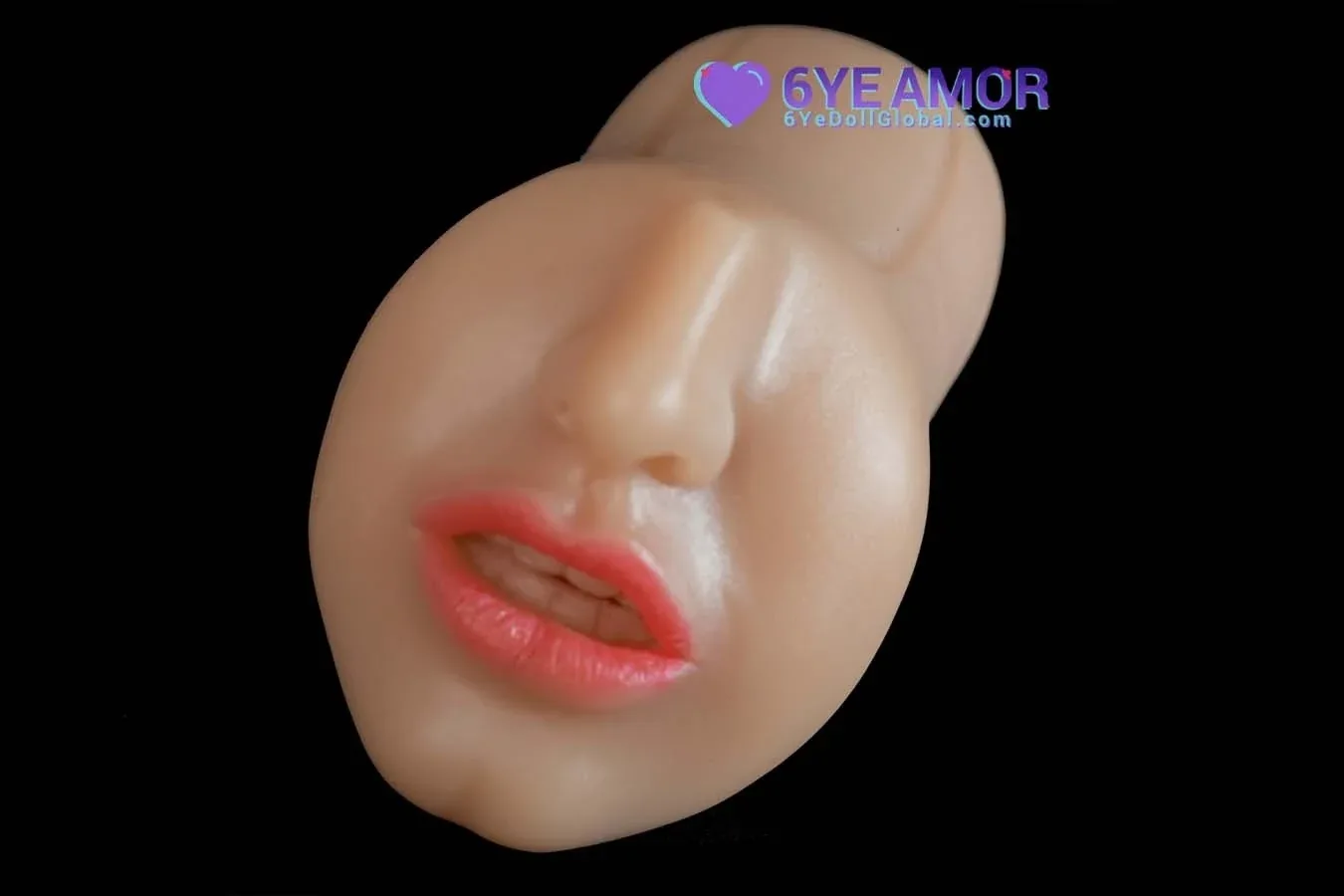 10cm (3.9") Blowjob Mouth with Teeth Masturbator ( Model# LY0011) view 4